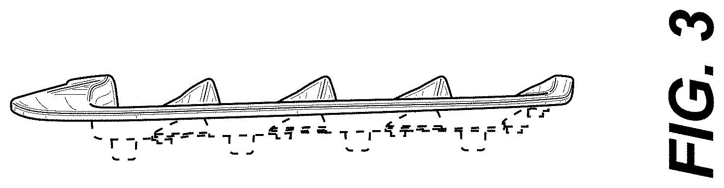 Patent USD1000326 Figure 3 – Front grille for a vehicle