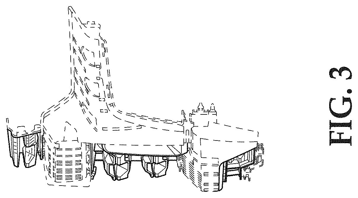 Patent USD1000327 Figure 3 – Vehicle grille
