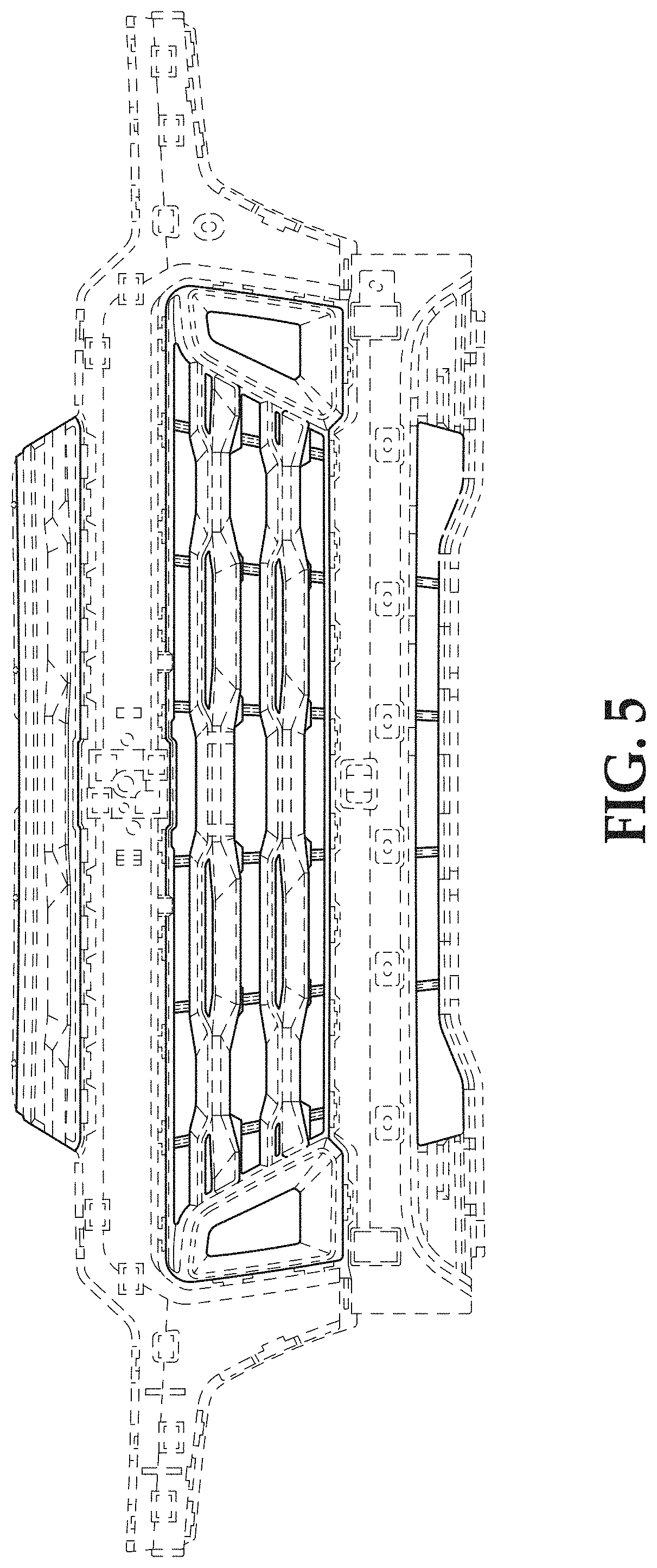Patent USD1000327 Figure 5 – Vehicle grille