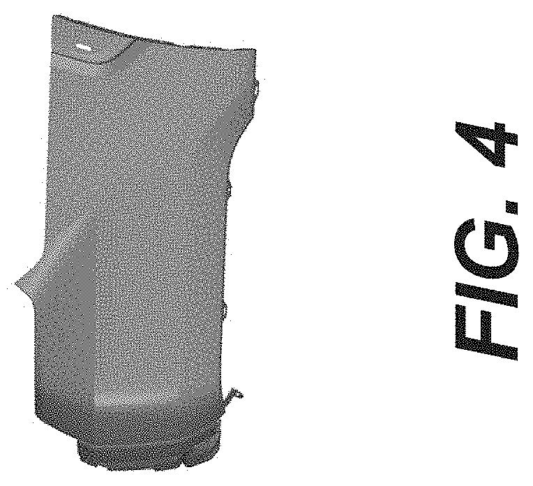 Patent USD1000329 Figure 4 – Rear bumper for a motor vehicle