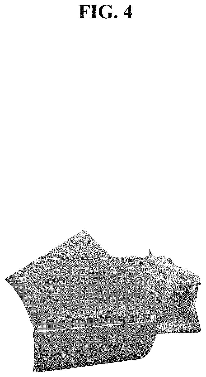 Patent USD1000330 Figure 4 – Rear bumper cover for vehicles