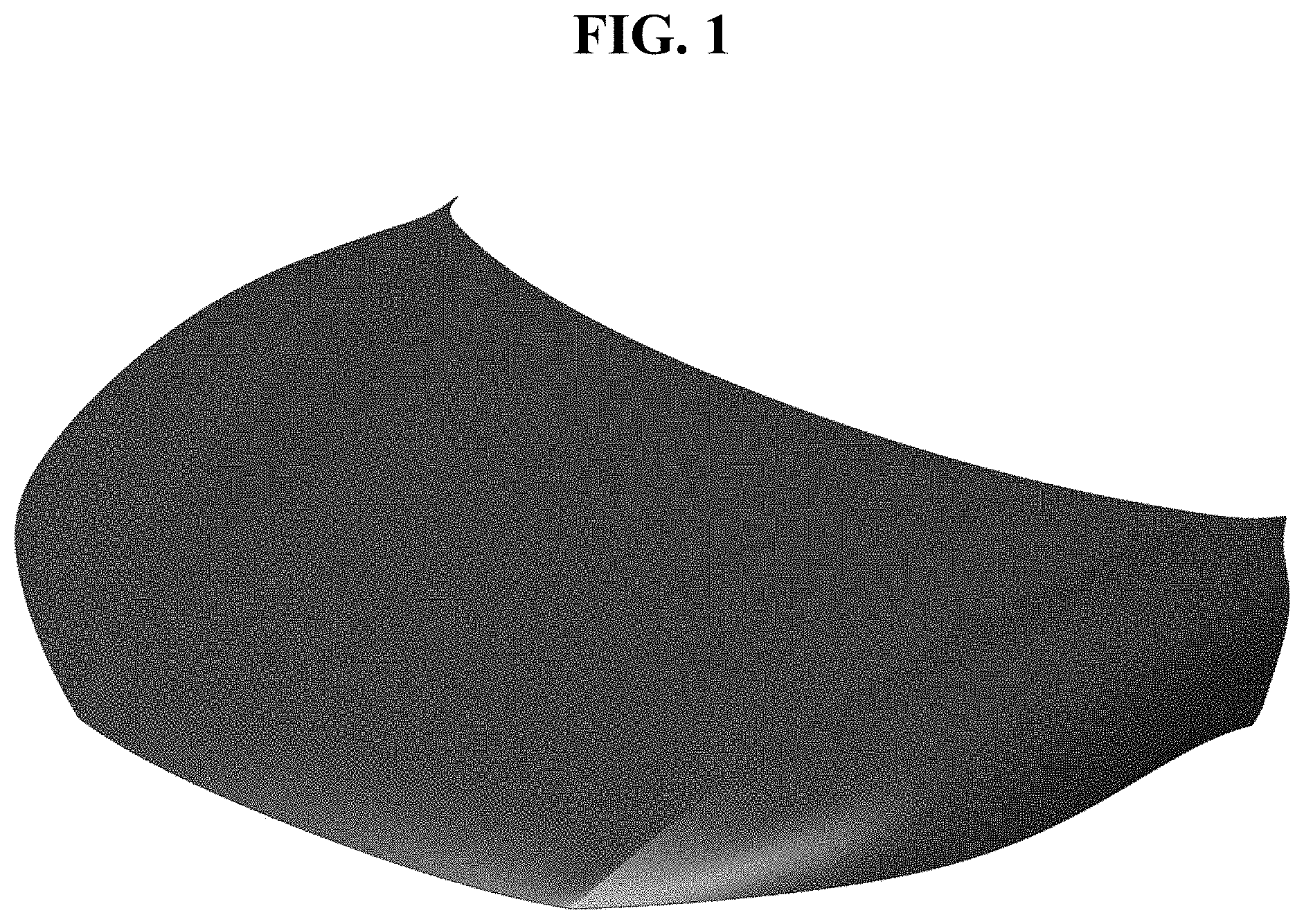 Patent USD1000333 Figure 1 – Hood panel for automobile