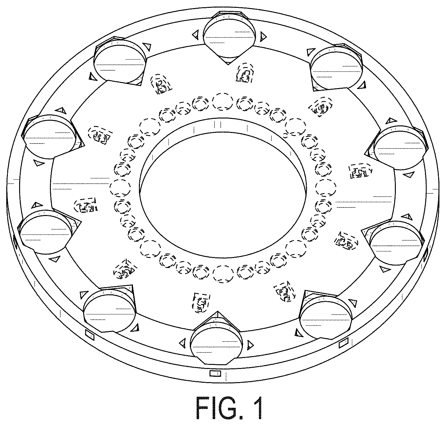 Patent USD1000334 Figure 1 – Rotor disk