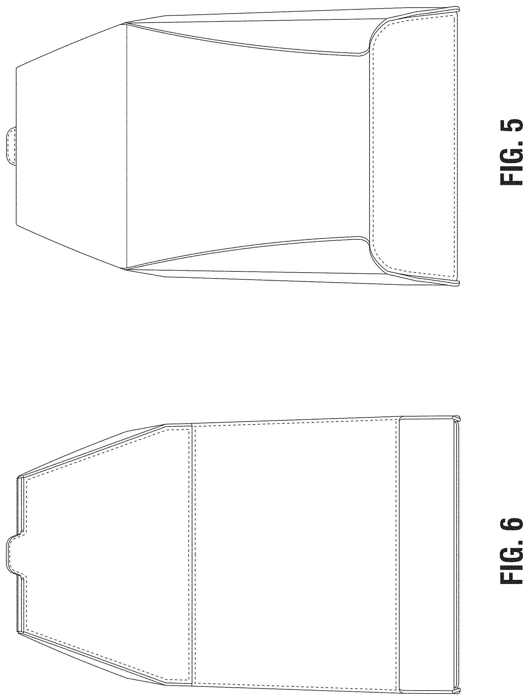 Patent USD1000337 Figure 3 – Vehicle rear intake scoop