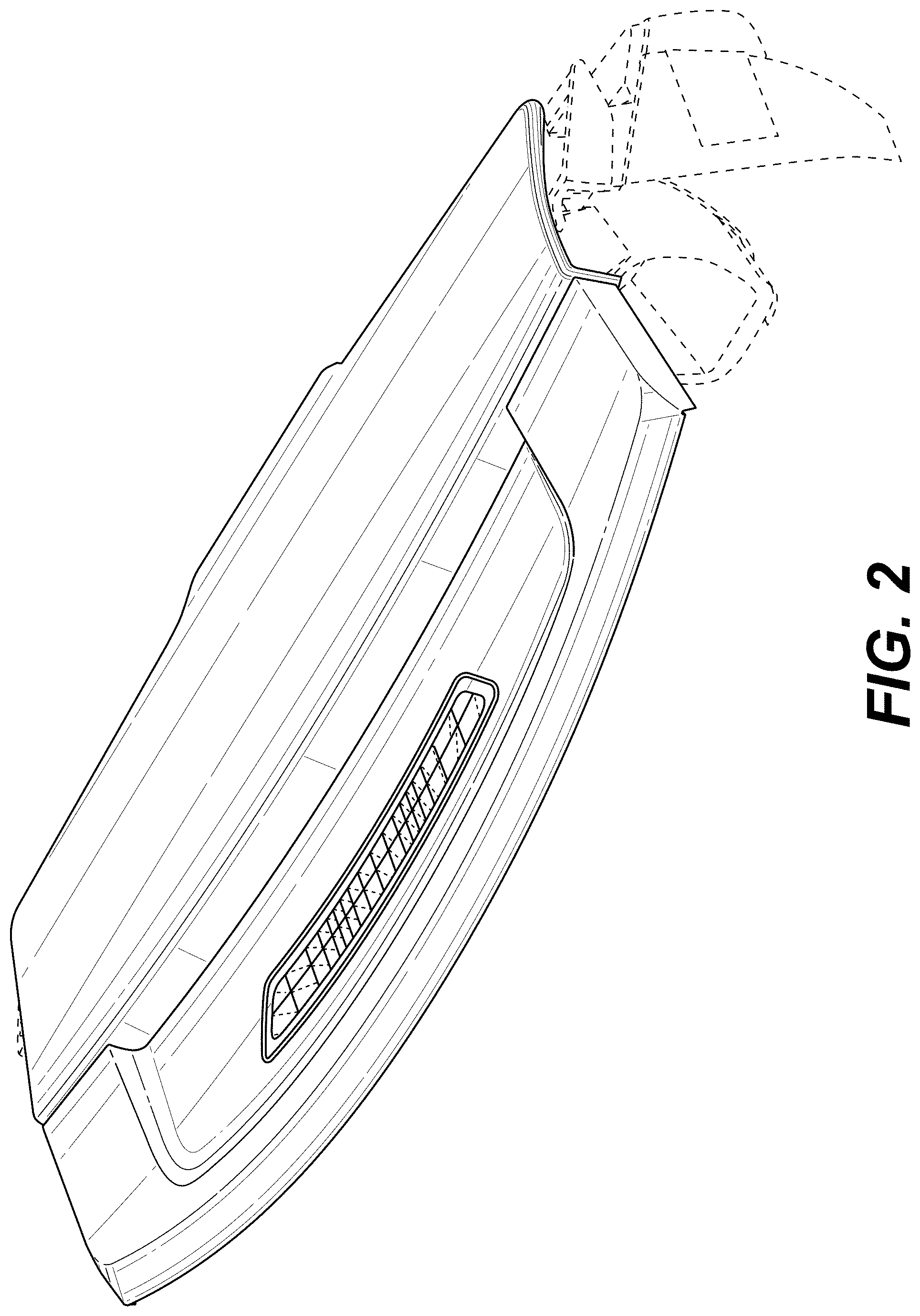Patent USD1000338 Figure 2 – Instrument panel