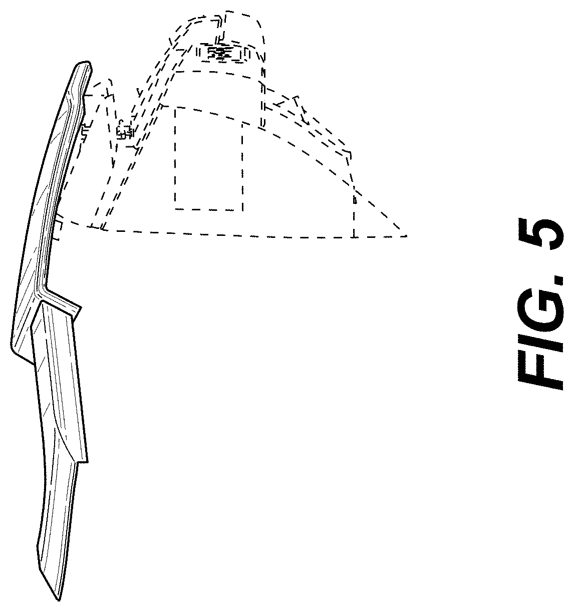 Patent USD1000338 Figure 5 – Instrument panel