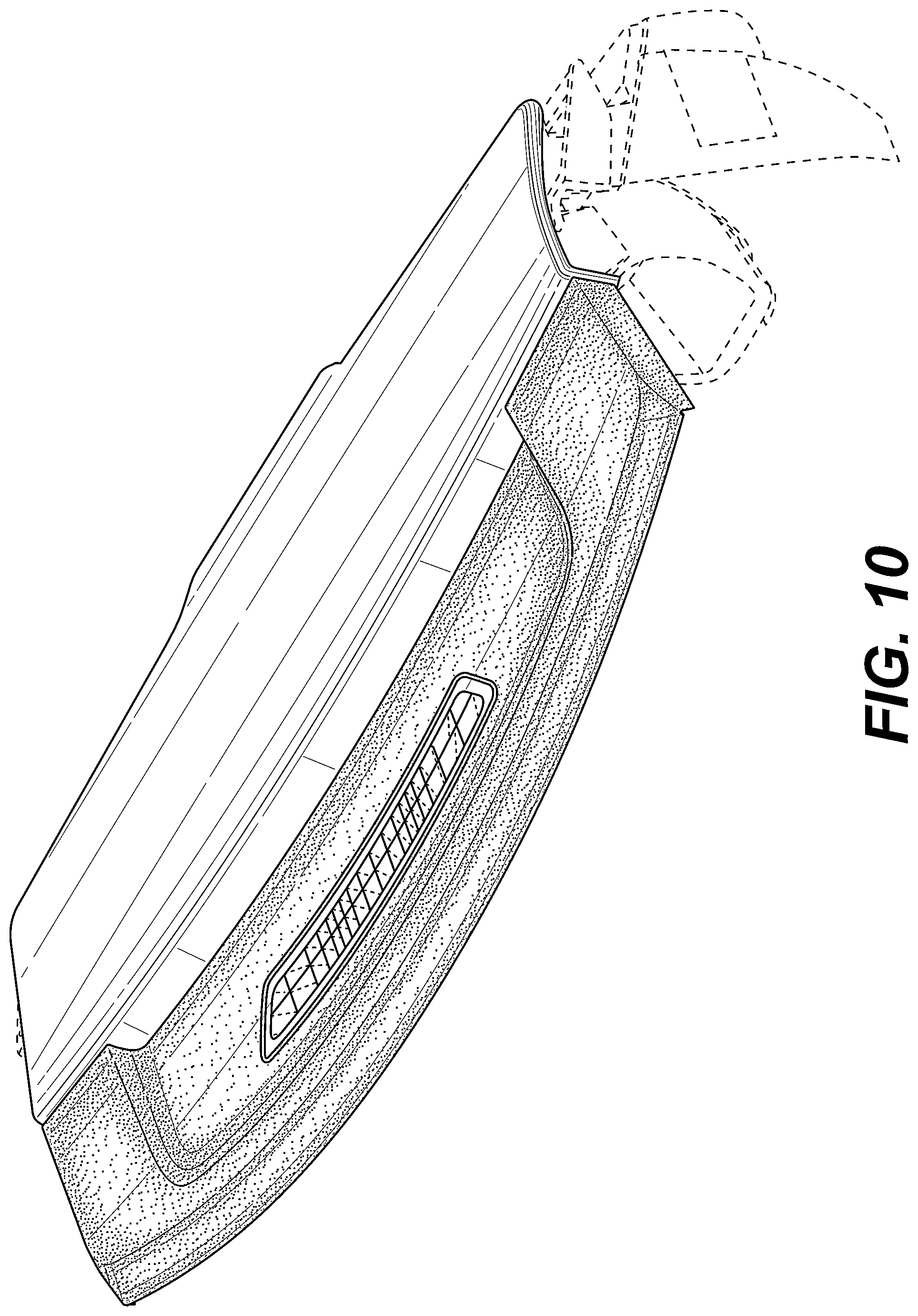 Patent USD1000338 Figure 10 – Instrument panel