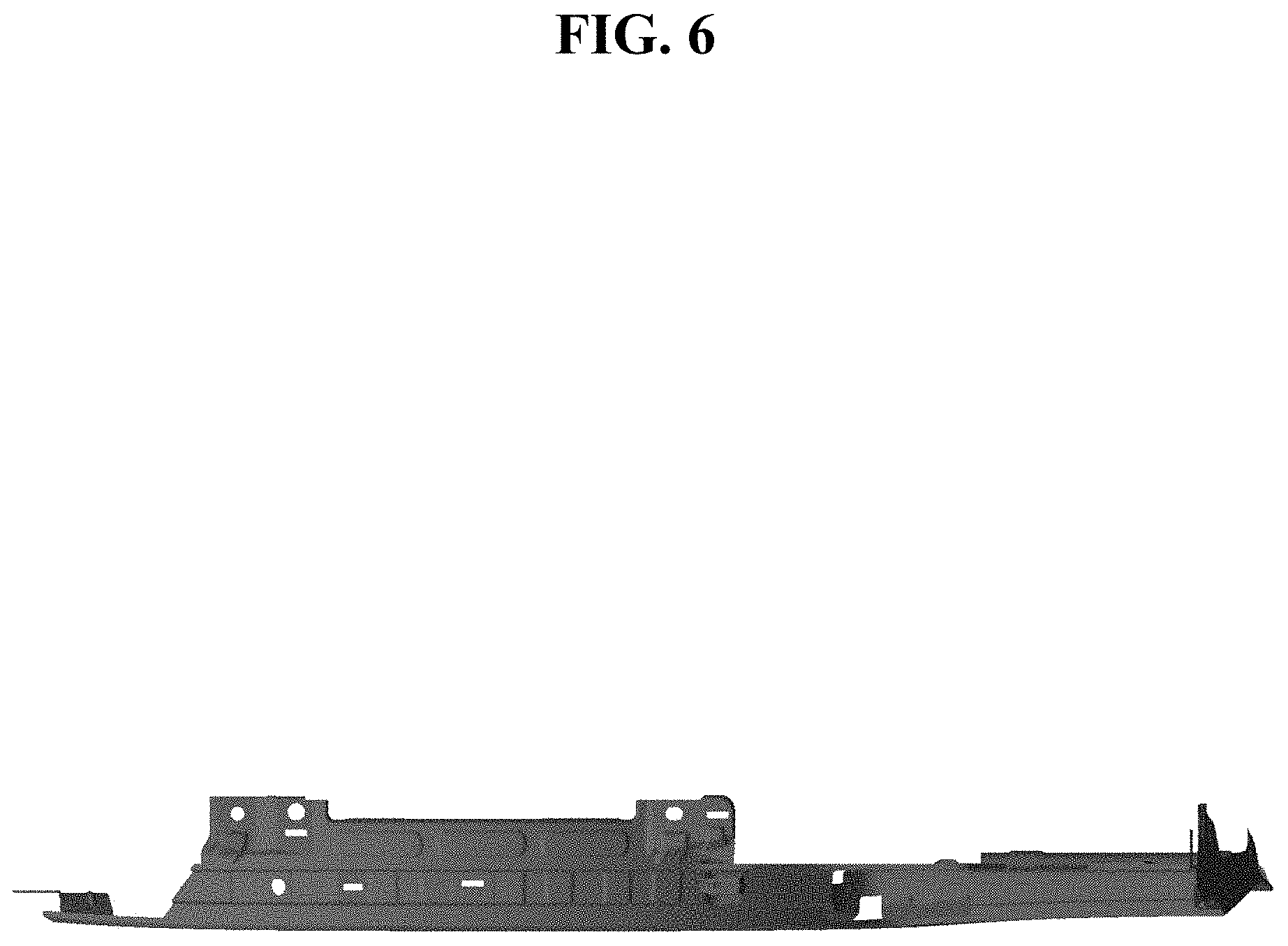 Patent USD1000340 Figure 6 – Fender panel for vehicle