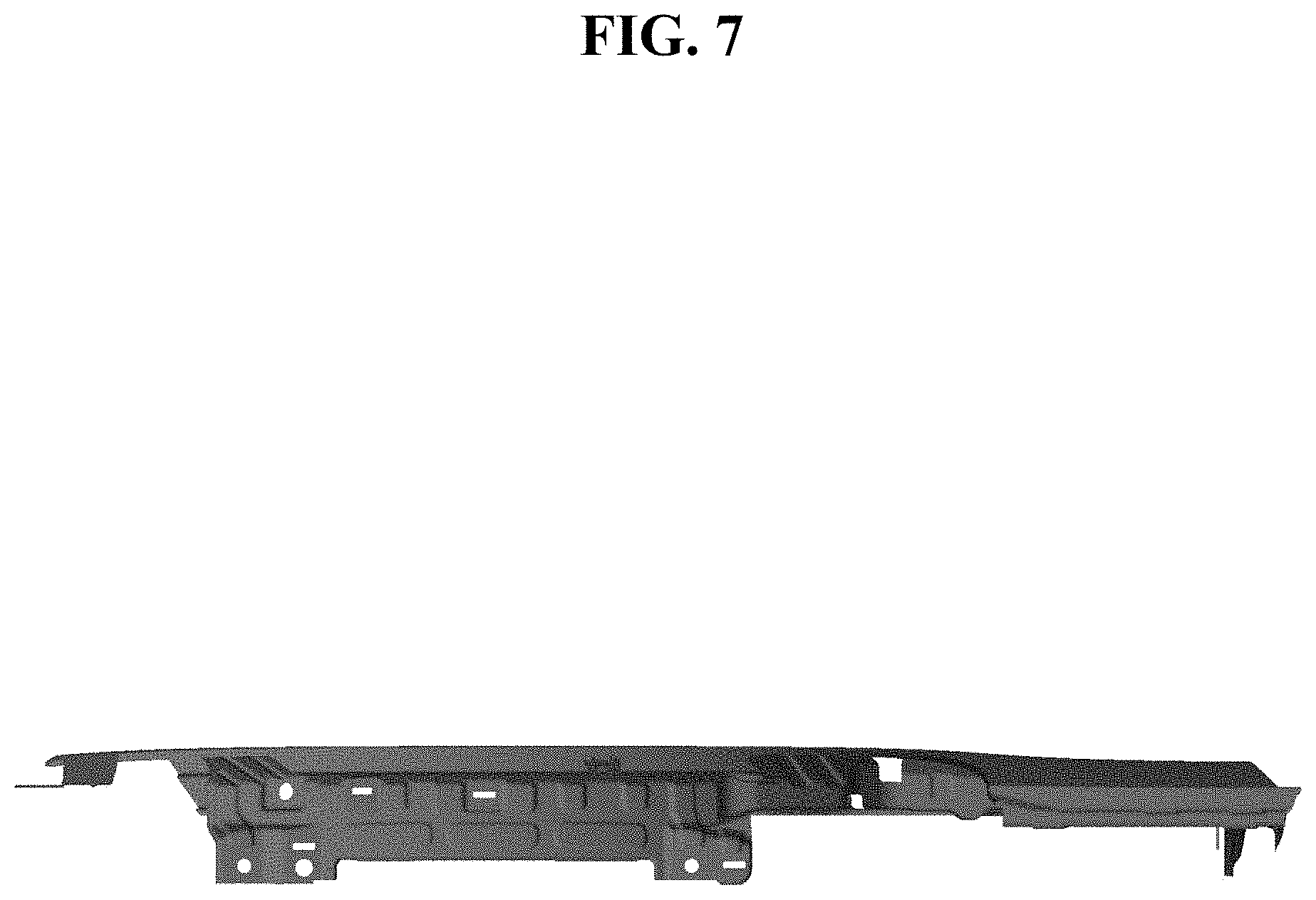 Patent USD1000340 Figure 7 – Fender panel for vehicle