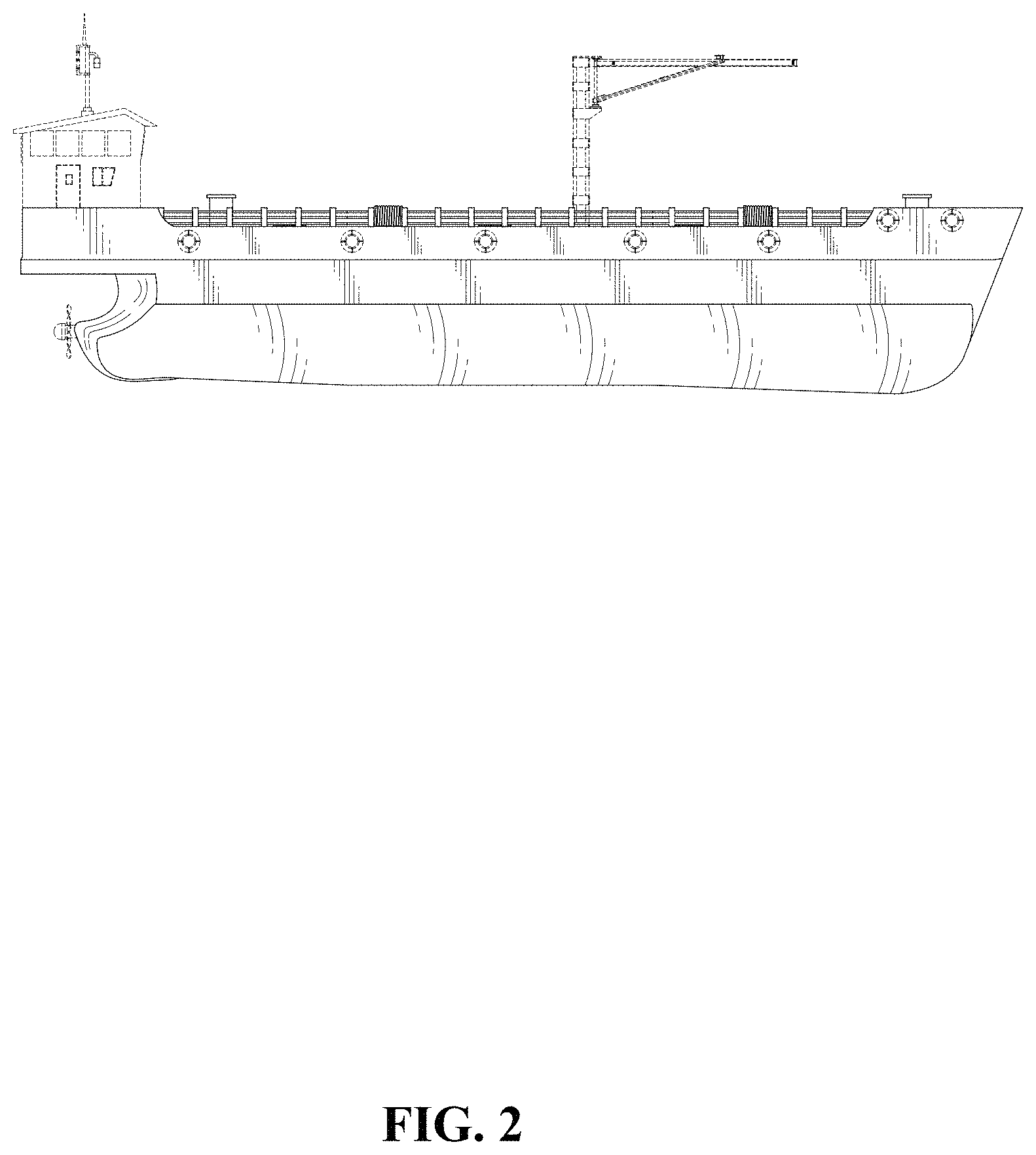 Patent USD1000345 Figure 2 – Fishing boat
