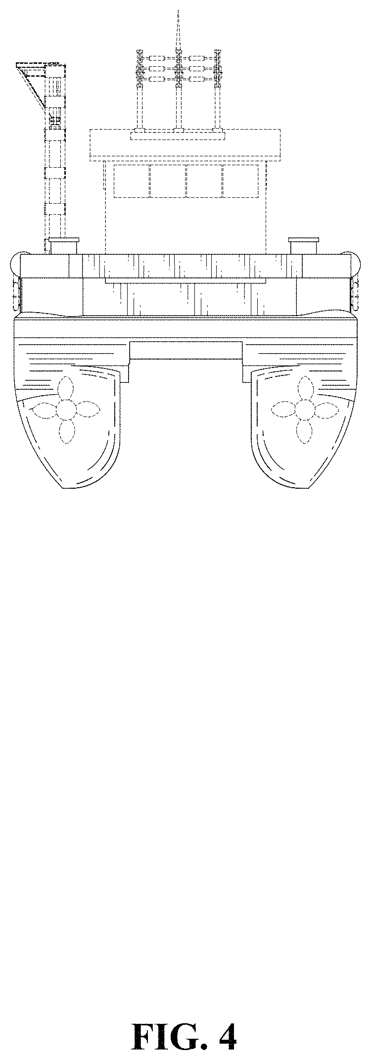Patent USD1000345 Figure 4 – Fishing boat