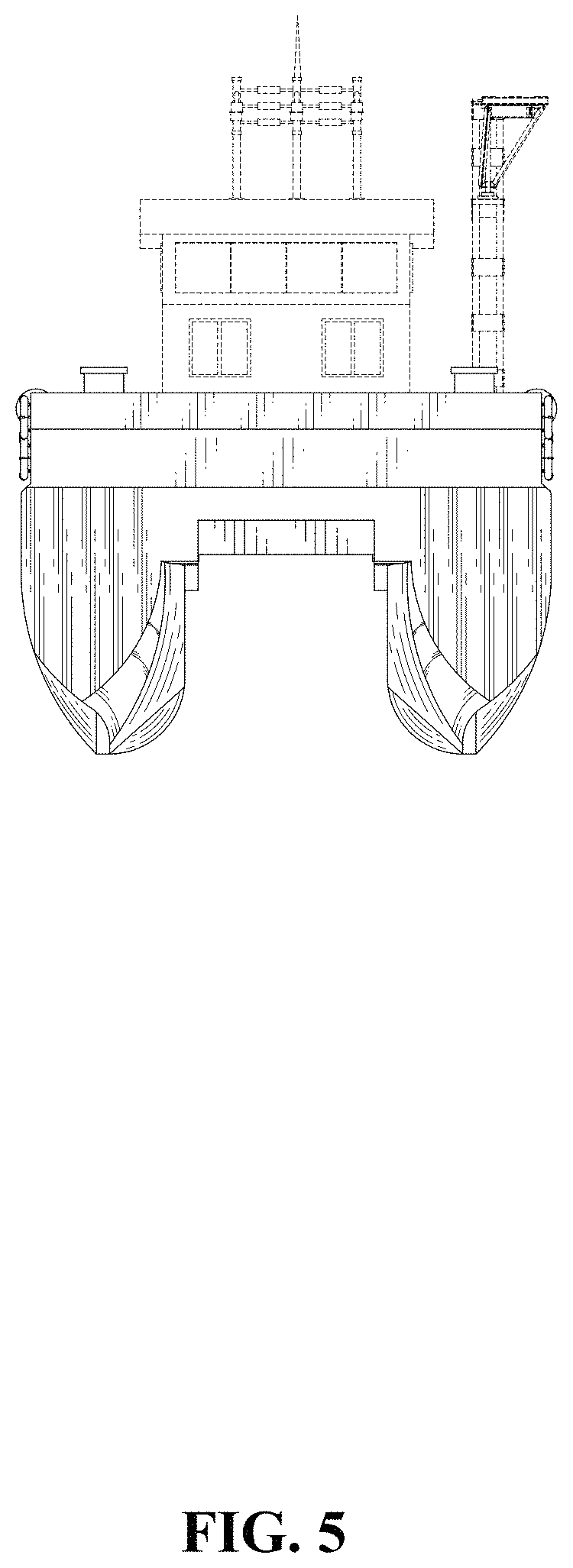 Patent USD1000345 Figure 5 – Fishing boat