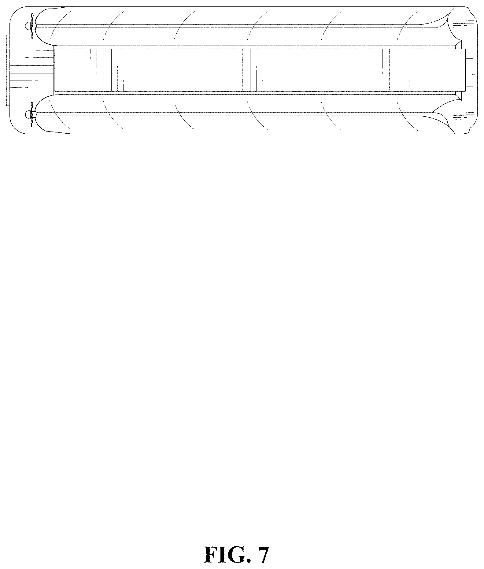 Patent USD1000345 Figure 7 – Fishing boat