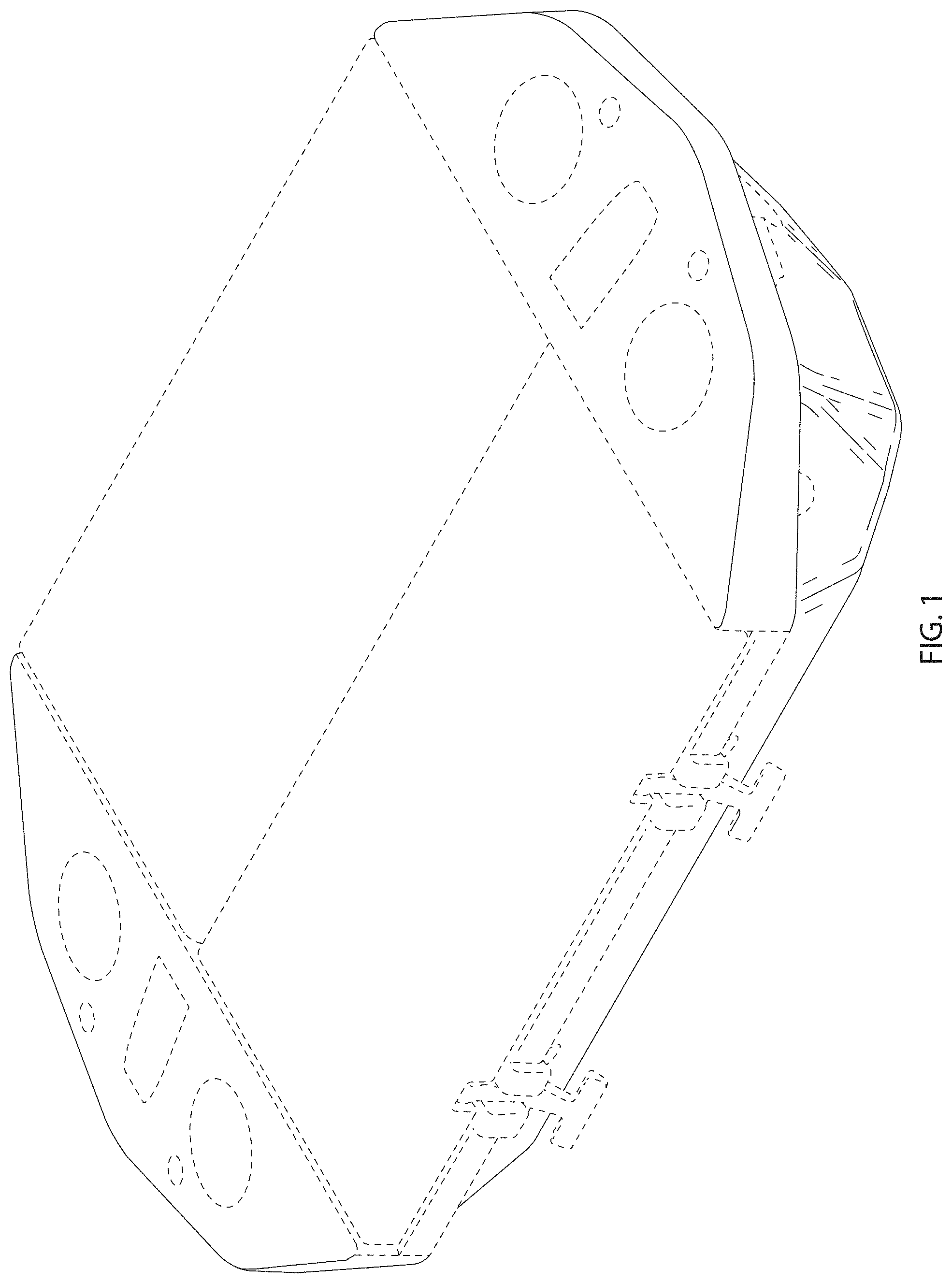 Patent USD1000346 Figure 1 – Floating vessel