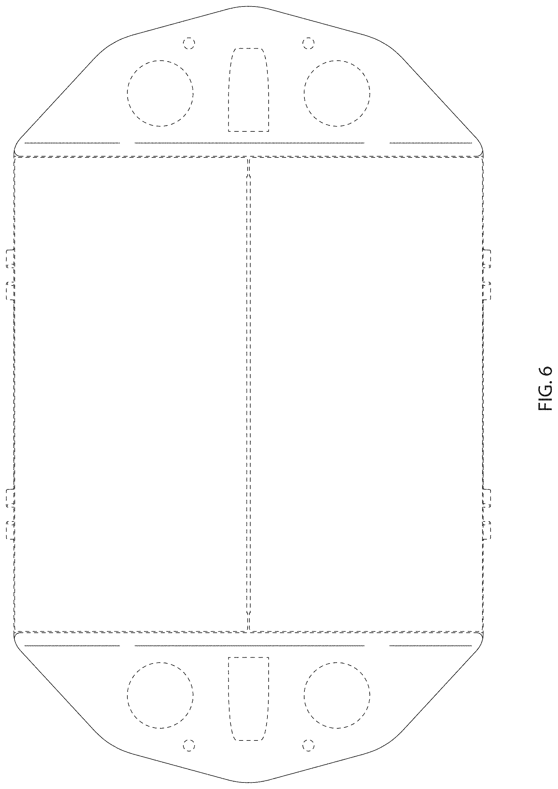 Patent USD1000346 Figure 6 – Floating vessel
