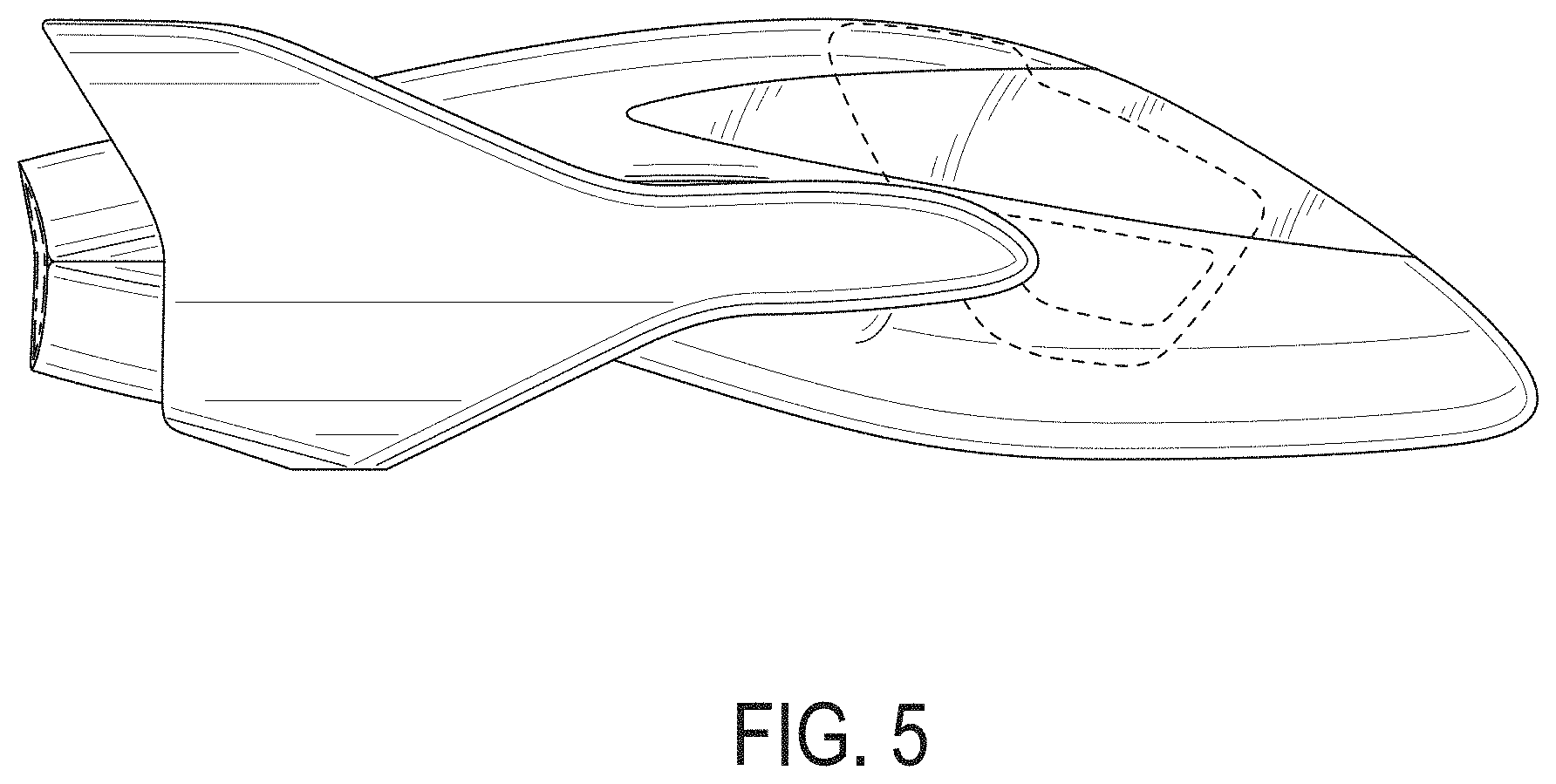 Patent USD1000347 Figure 5 – Aircraft