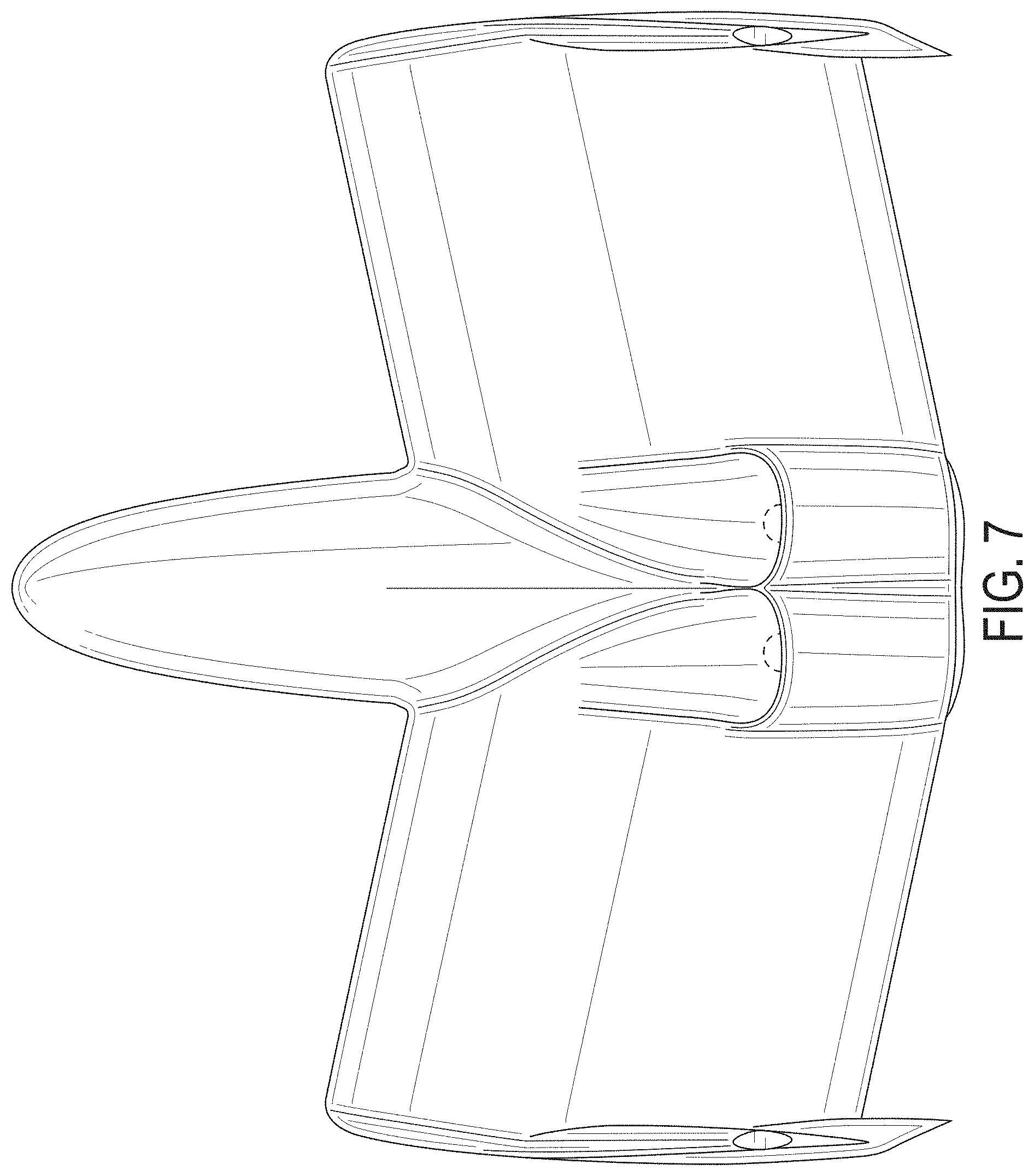 Patent USD1000347 Figure 7 – Aircraft