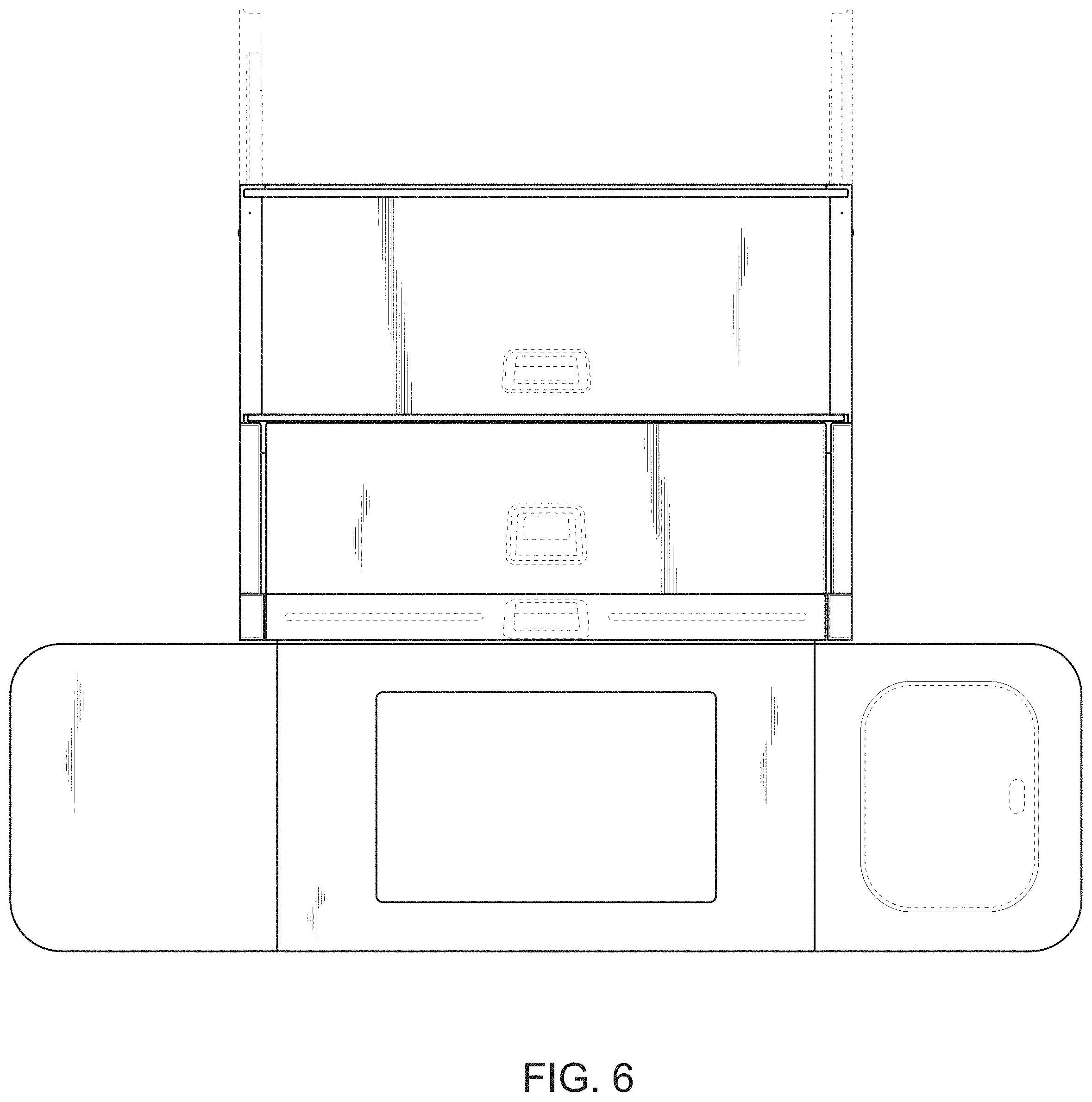 Patent USD1000348 Figure 6 – Vehicle kitchen