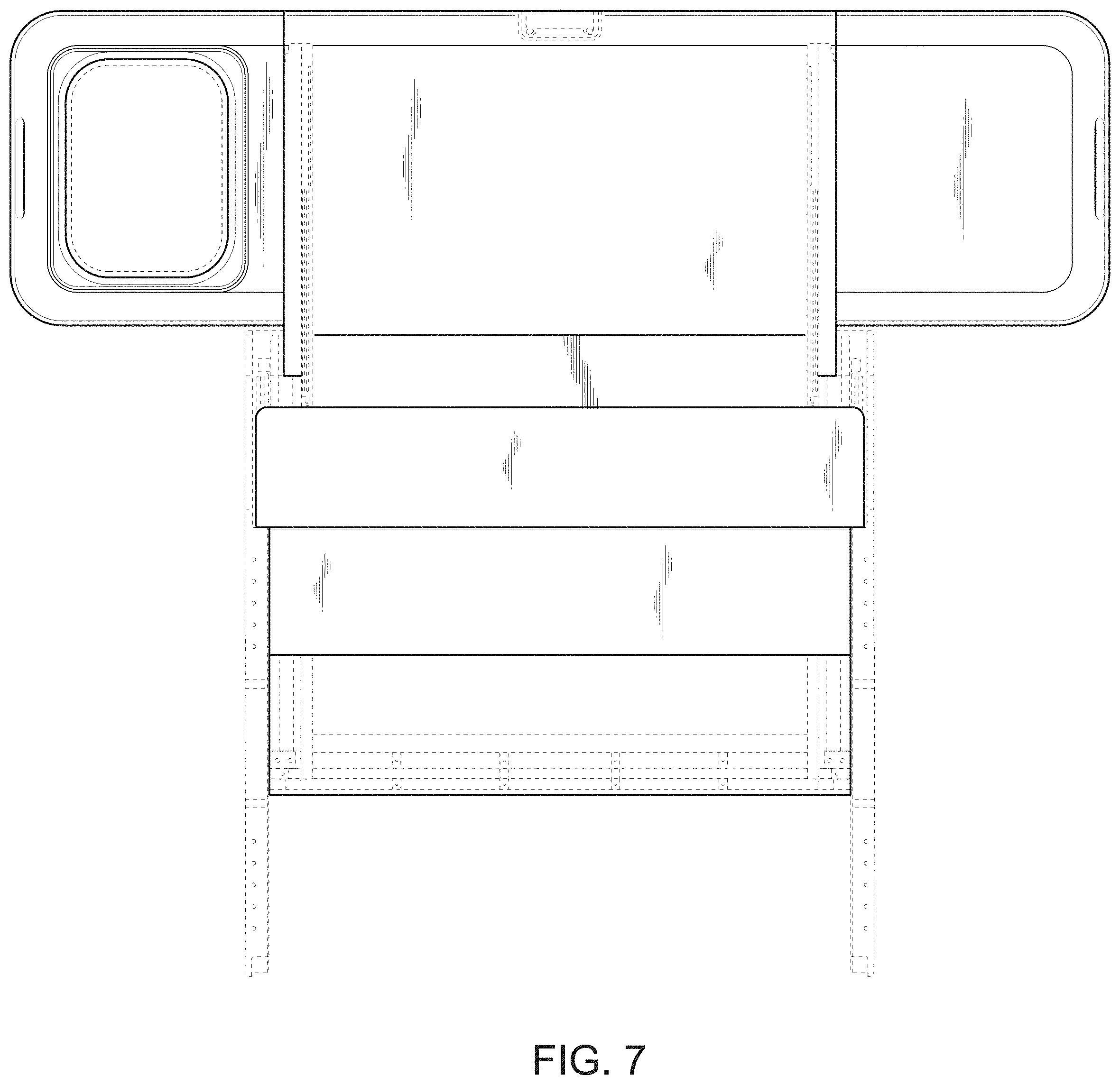 Patent USD1000348 Figure 7 – Vehicle kitchen