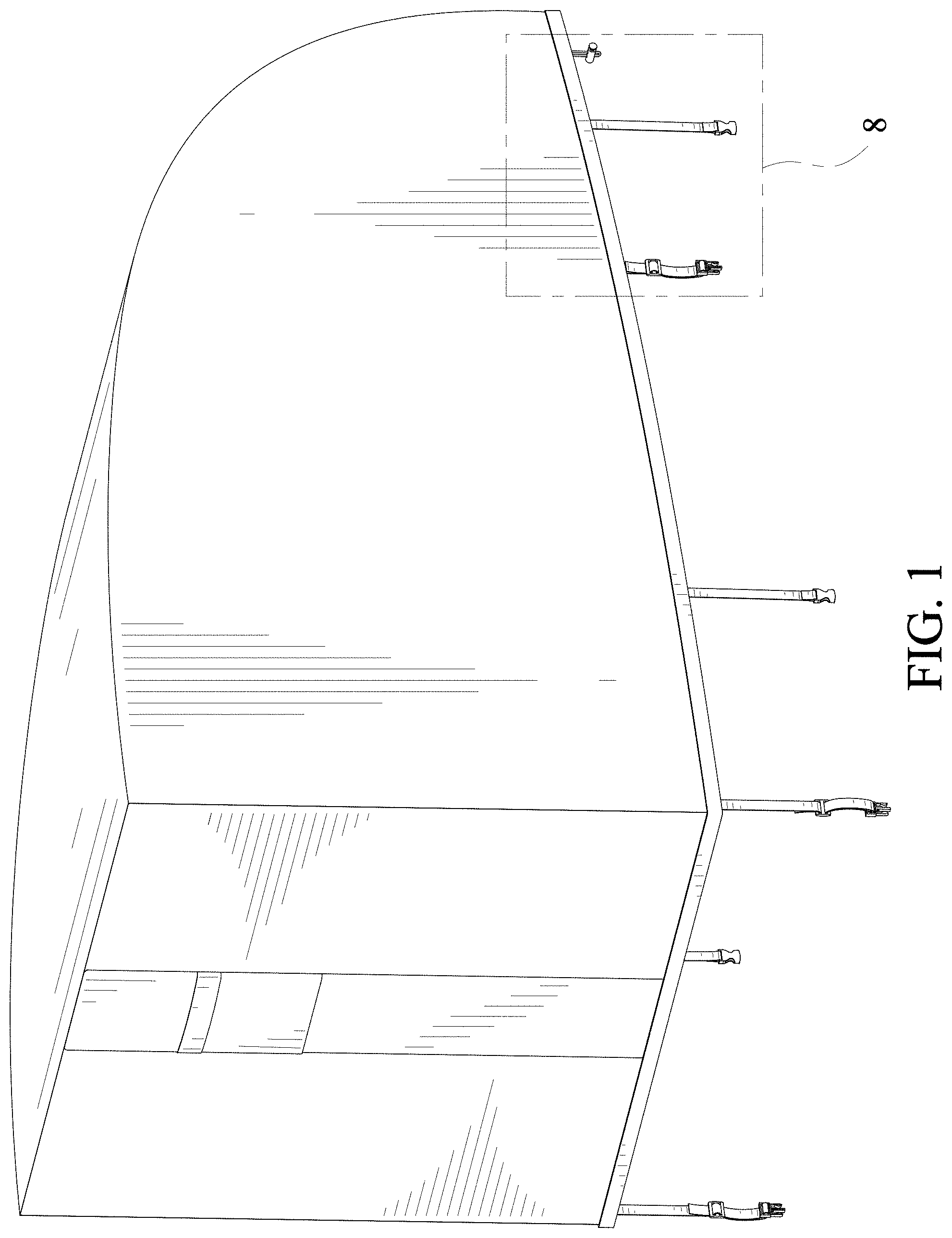 Patent USD1000349 Figure 1 – Machine cover