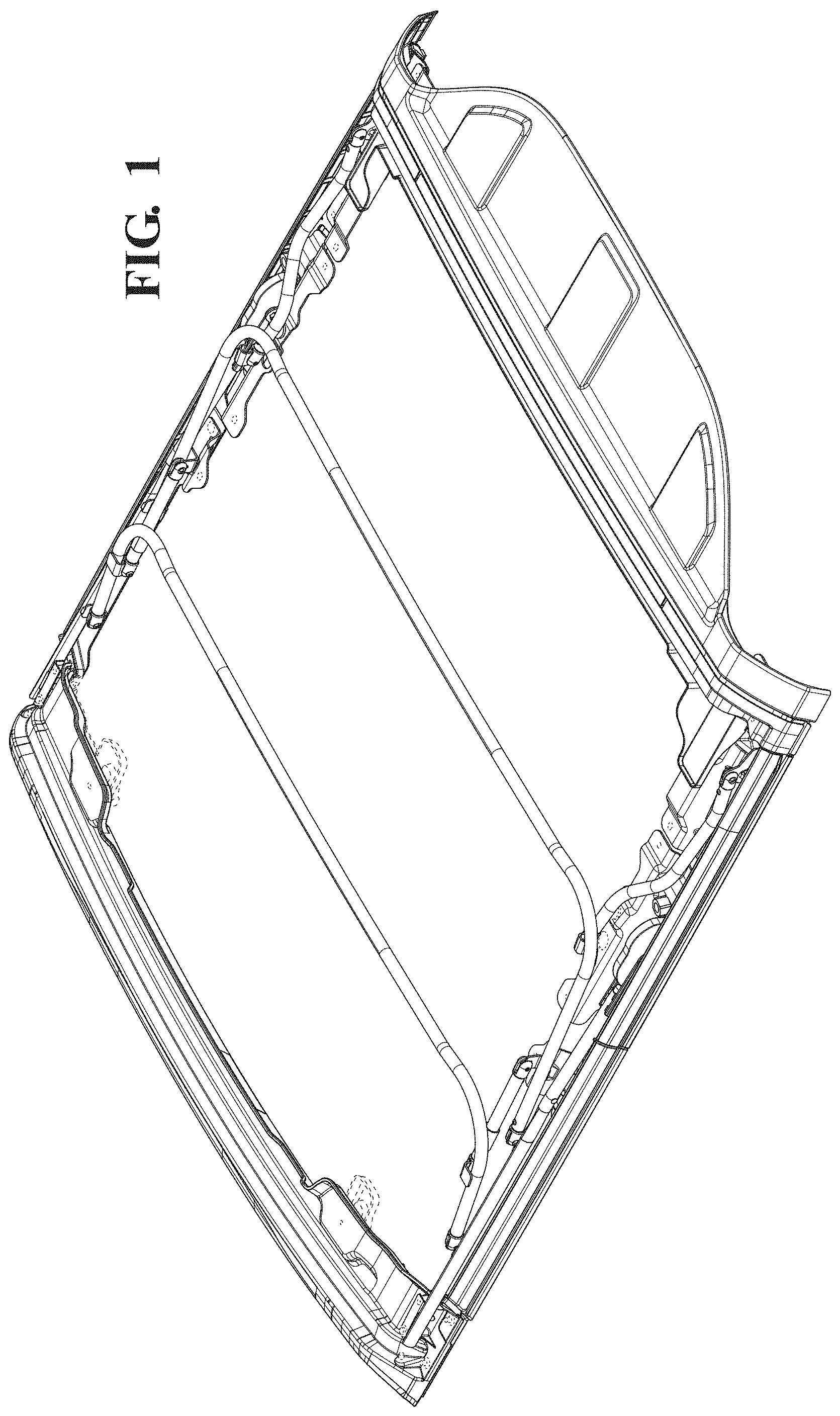 Patent USD1000350 Figure 1 – Convertible top