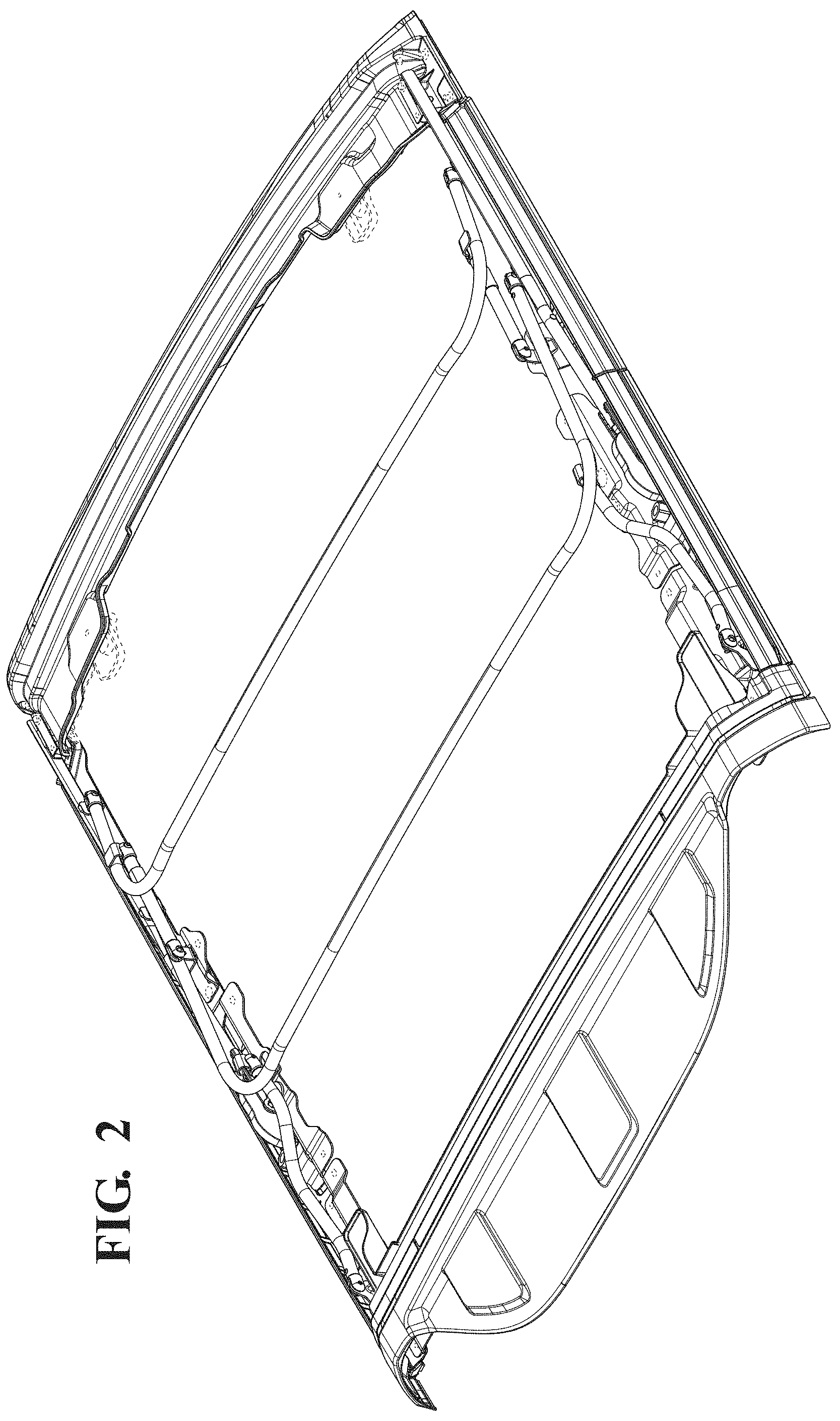 Patent USD1000350 Figure 2 – Convertible top