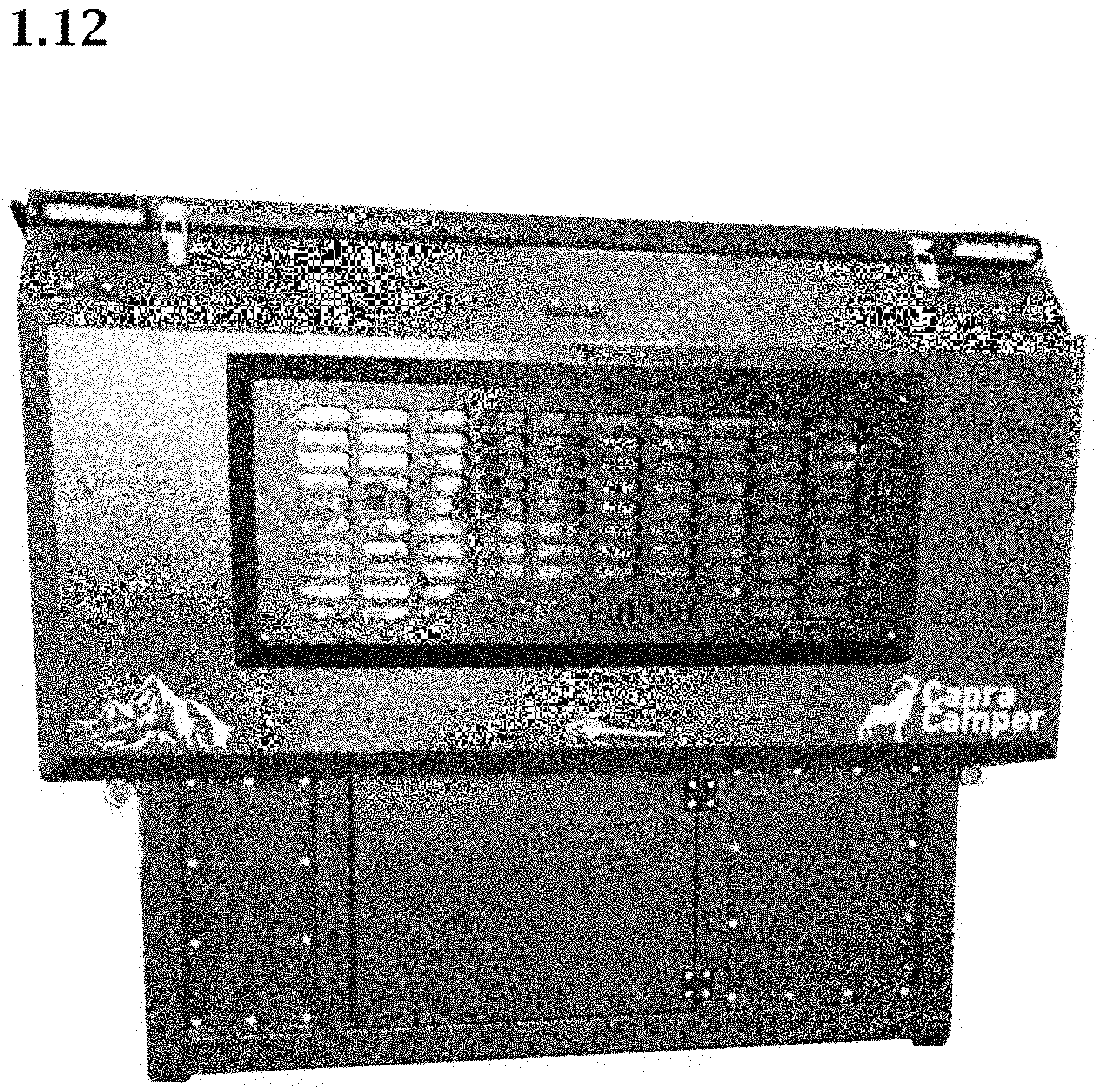 Patent USD1000353 Figure 12 – Cabin for vehicles
