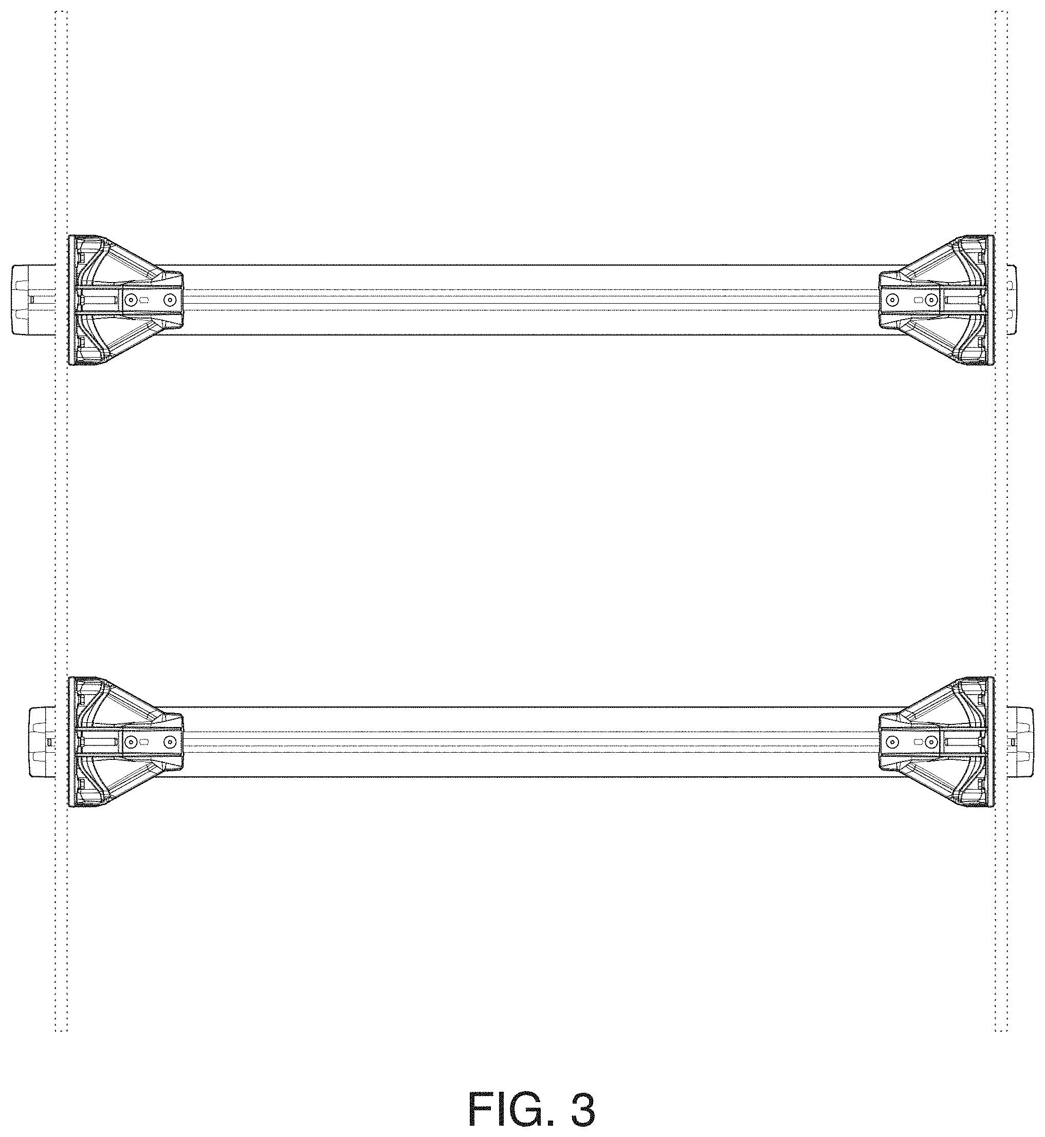 Patent USD1000354 Figure 3 – Cargo carrier assembly