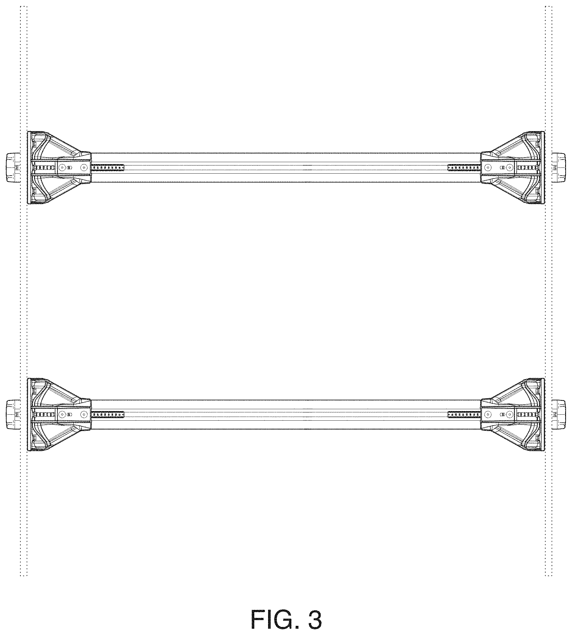 Patent USD1000355 Figure 3 – Cargo carrier assembly