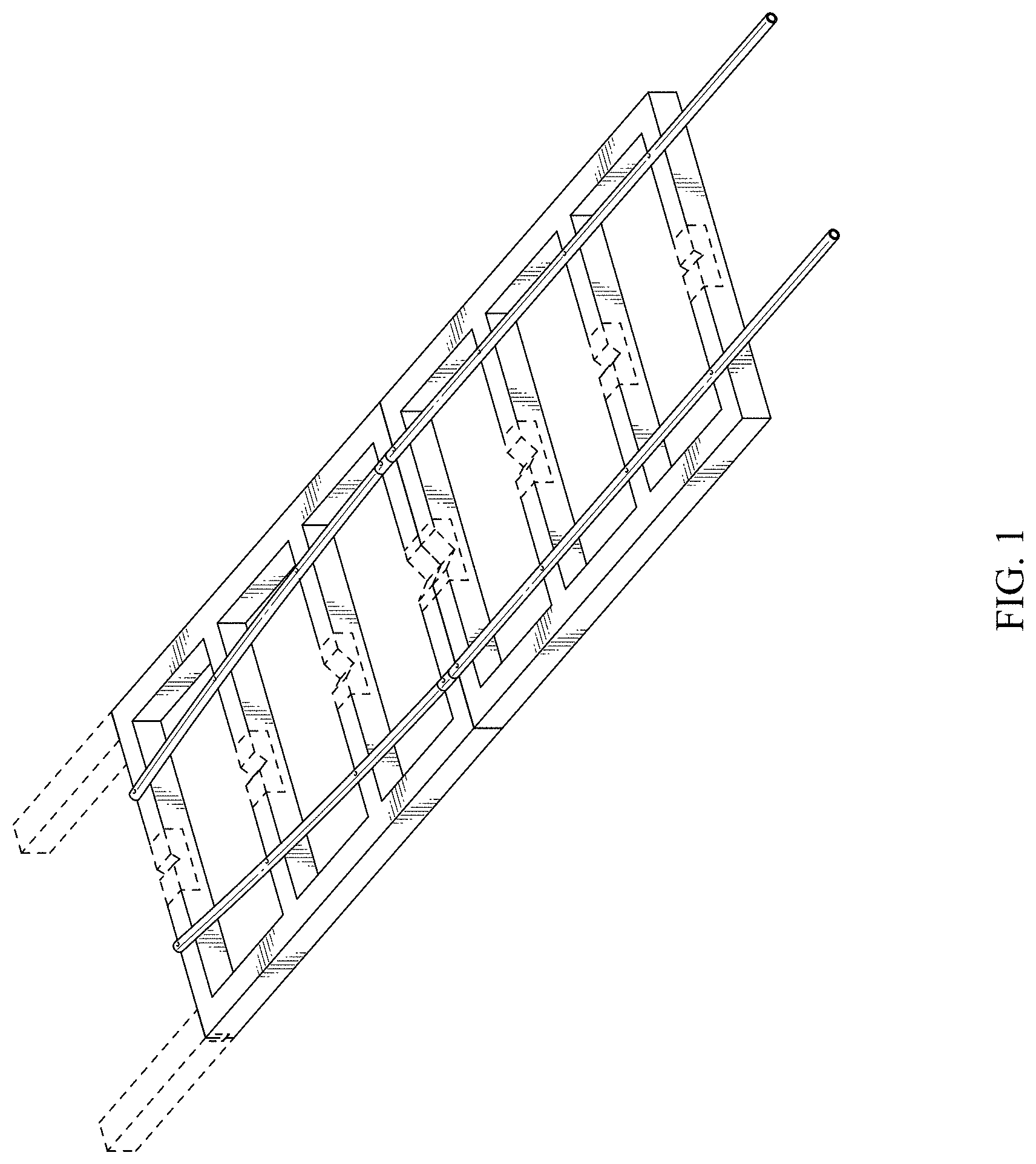 Patent USD1000356 Figure 1 – Kayak rack