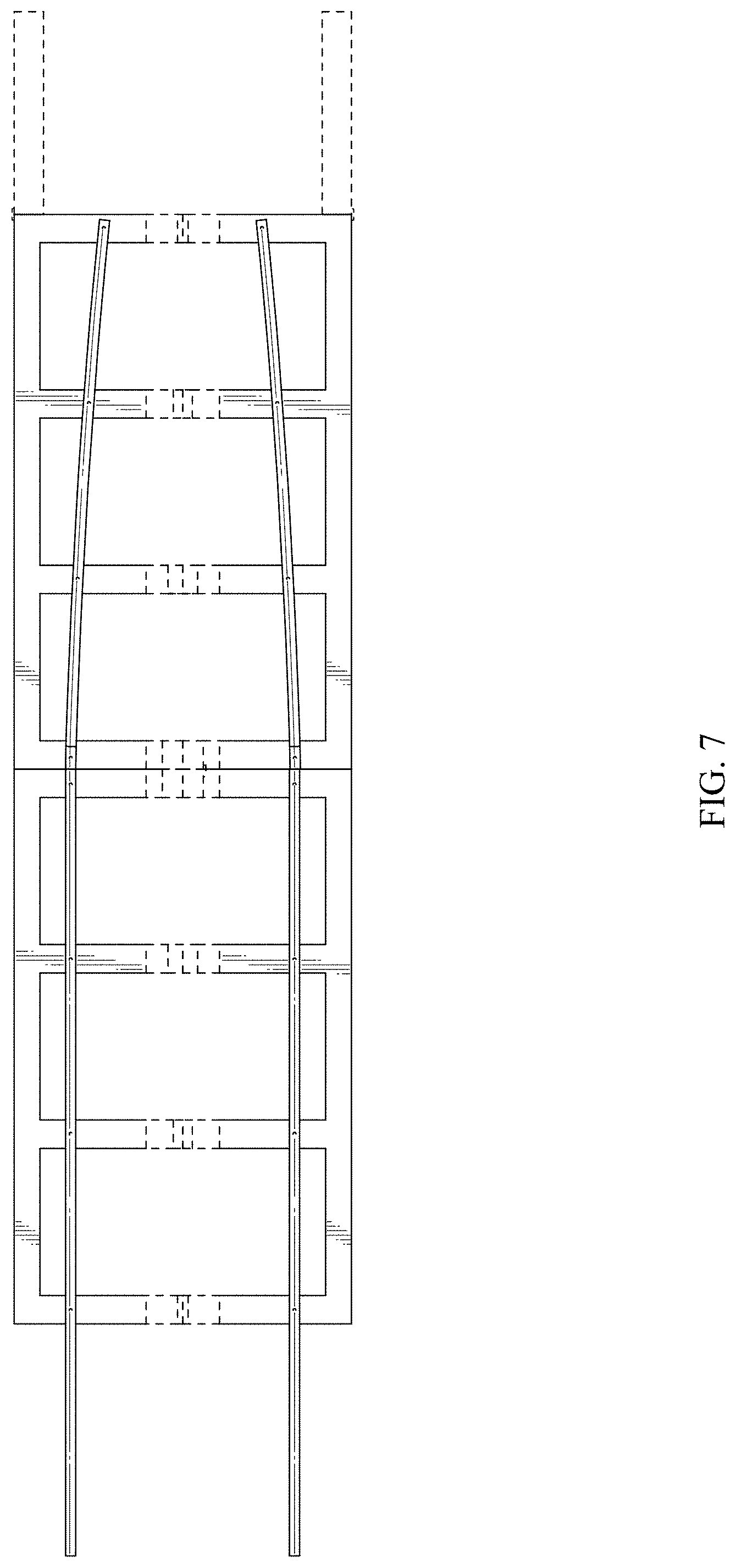Patent USD1000356 Figure 7 – Kayak rack
