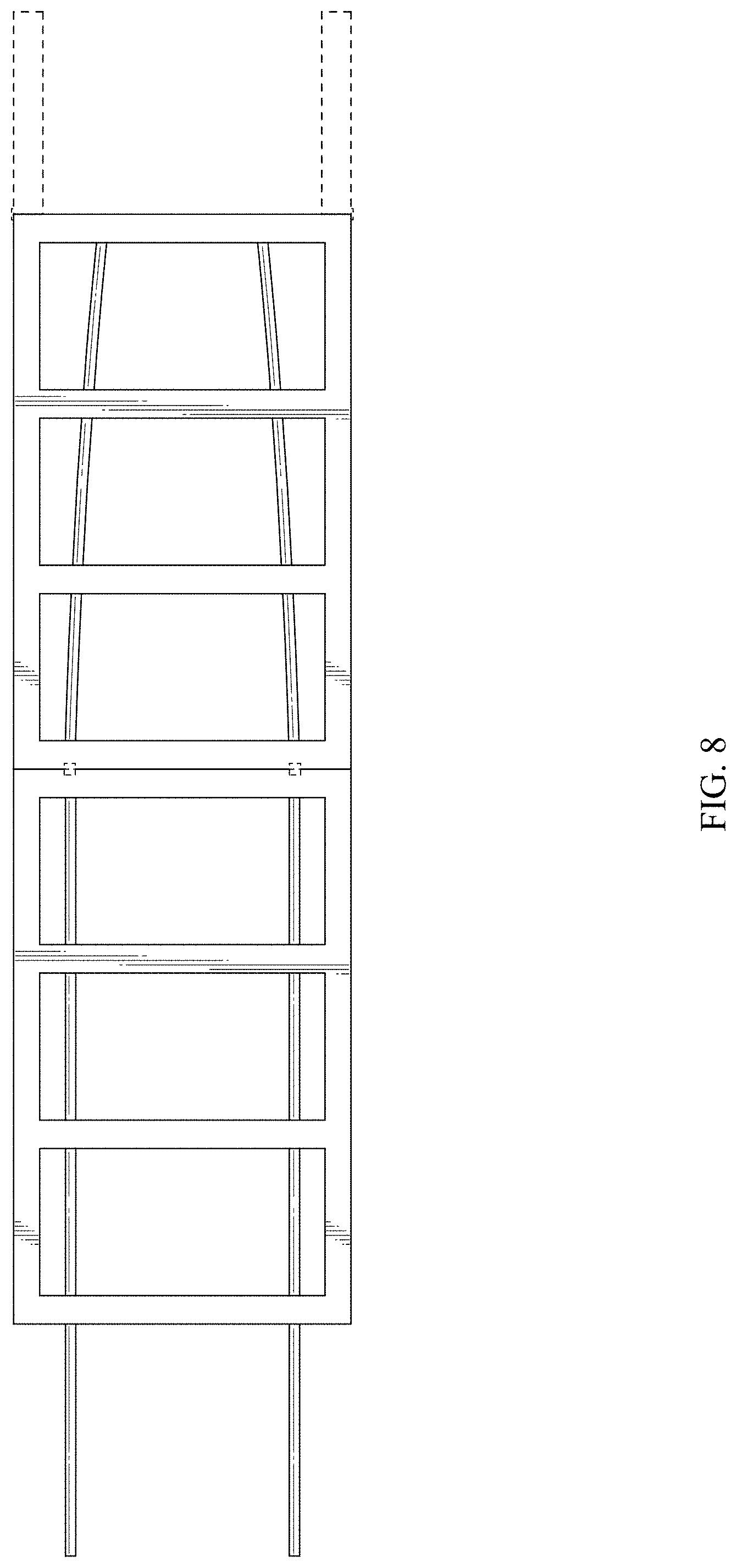 Patent USD1000356 Figure 8 – Kayak rack
