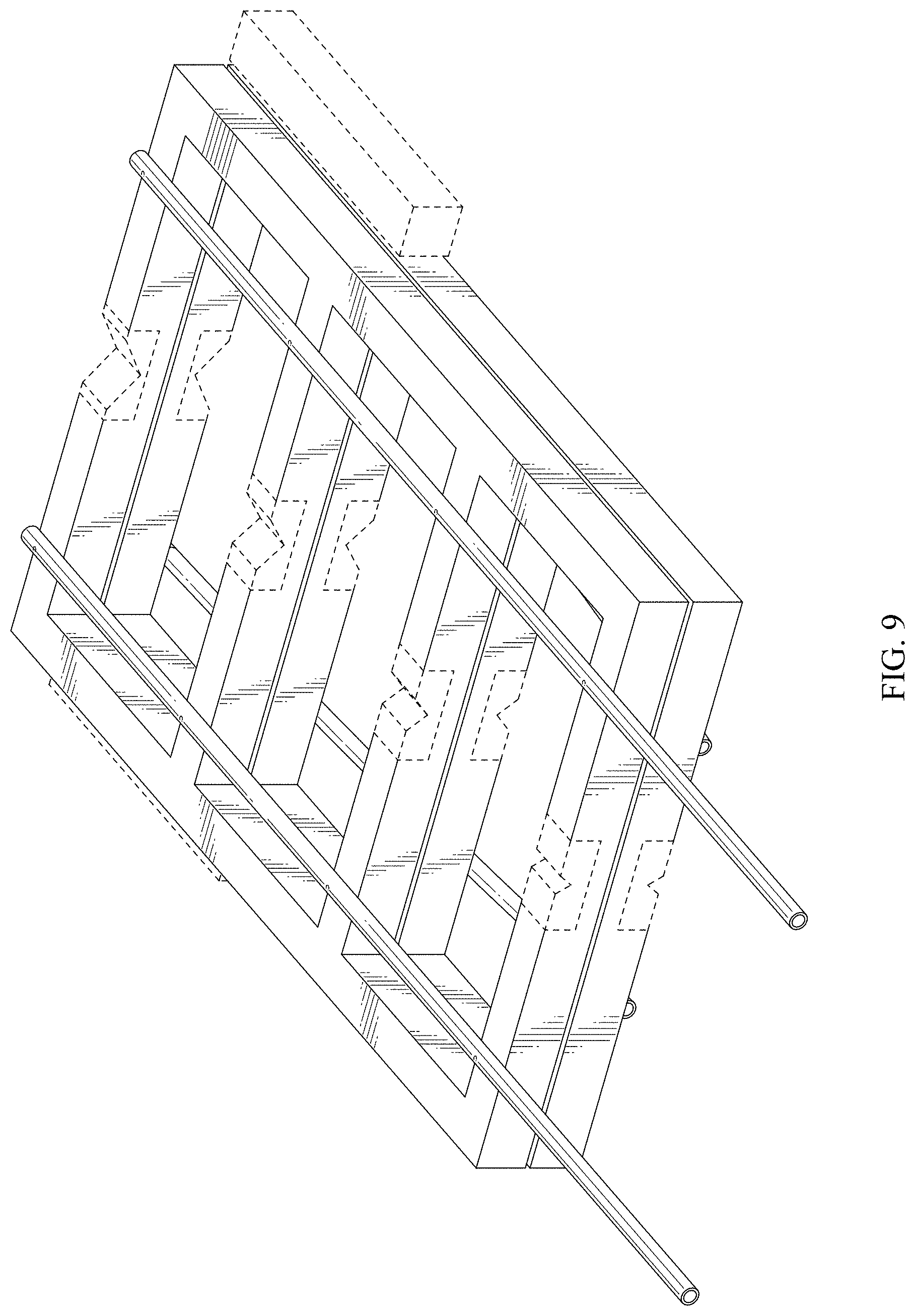 Patent USD1000356 Figure 9 – Kayak rack