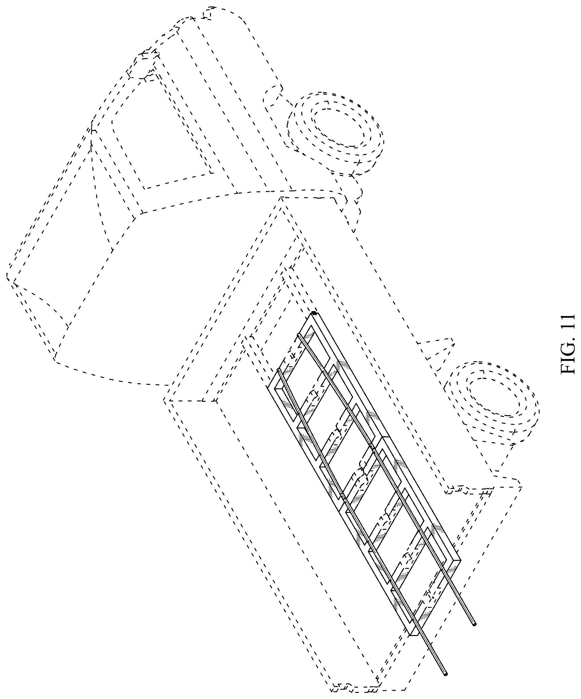 Patent USD1000356 Figure 11 – Kayak rack