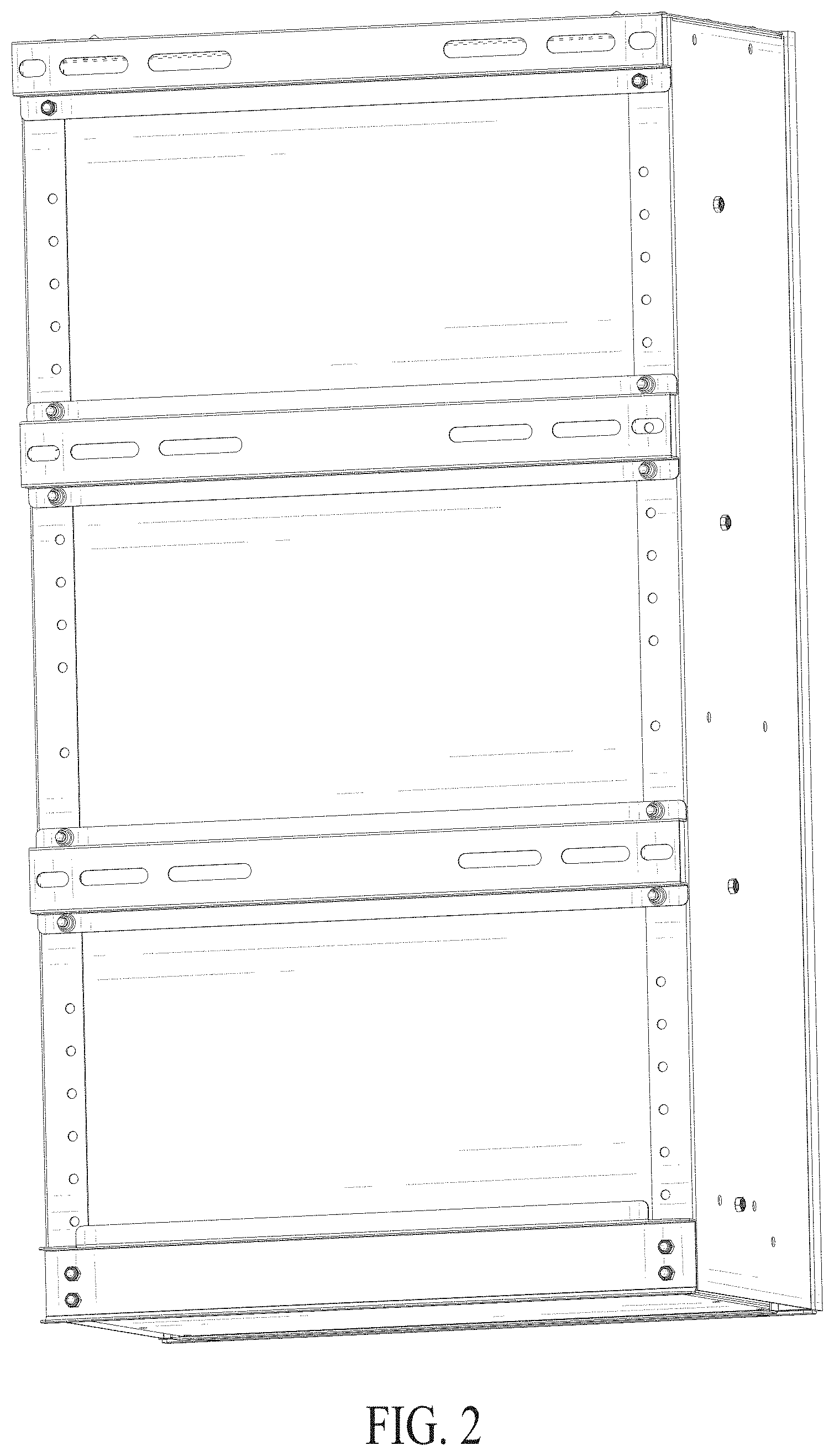 Patent USD1000357 Figure 2 – Vehicle kitchen cabinet