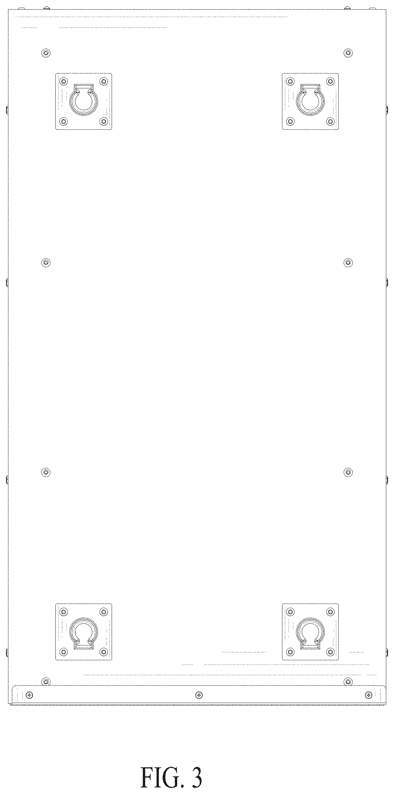 Patent USD1000357 Figure 3 – Vehicle kitchen cabinet