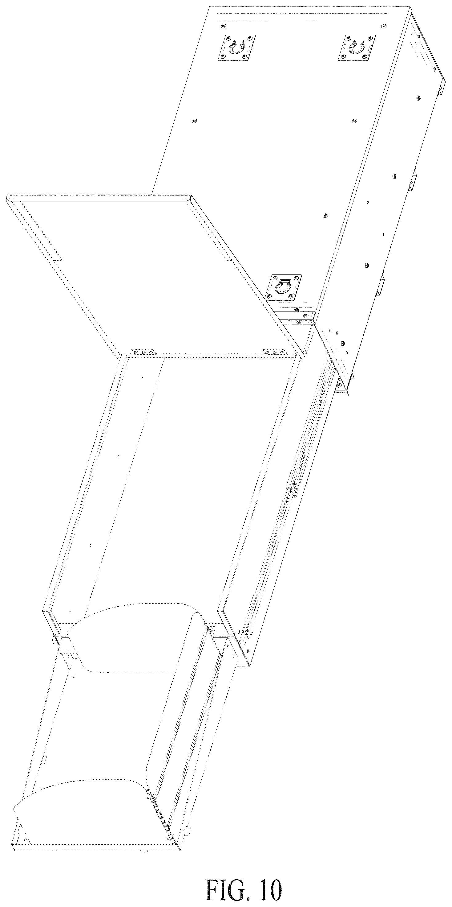 Patent USD1000357 Figure 10 – Vehicle kitchen cabinet