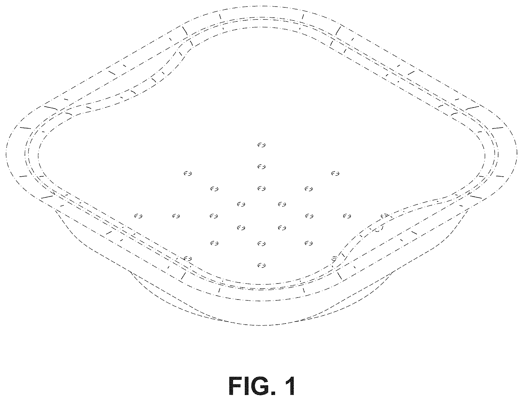 Patent USD1000358 Figure 1 – Basket in bowl