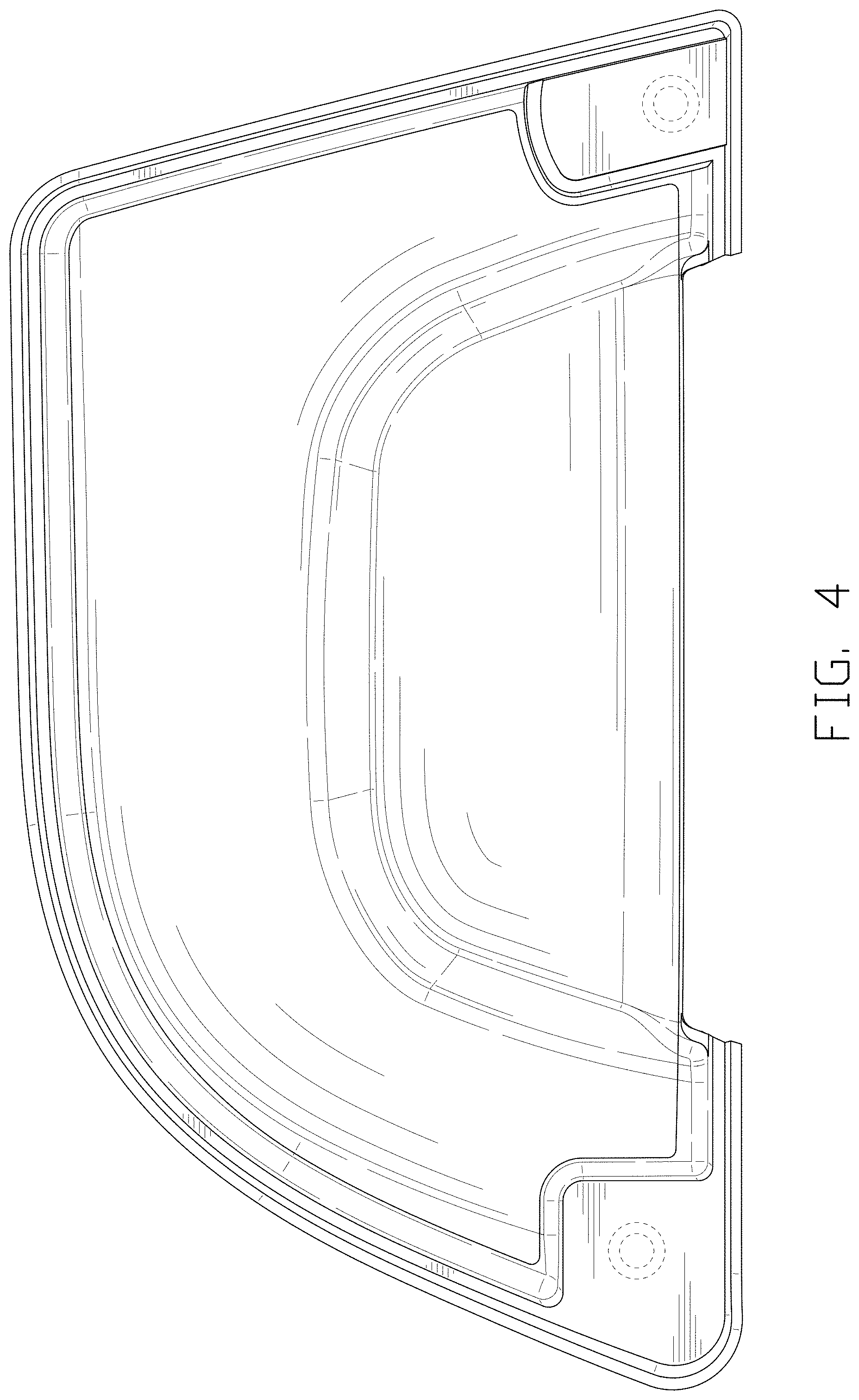 Patent USD1000359 Figure 4 – Automotive interior receptacle