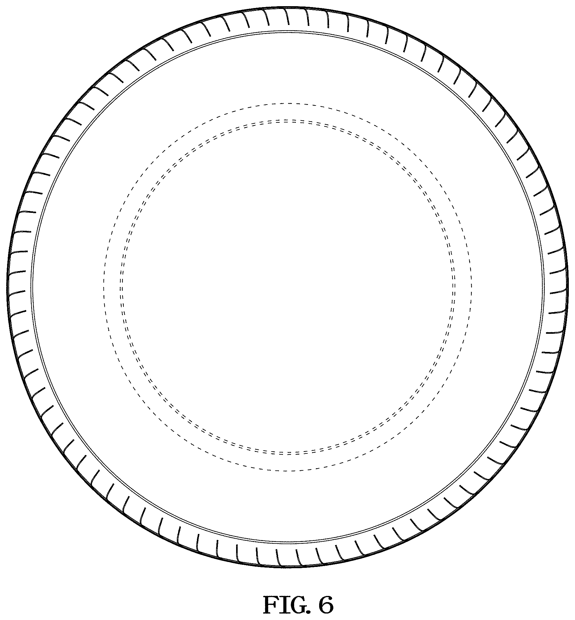 Patent USD1000360 Figure 6 – Tire