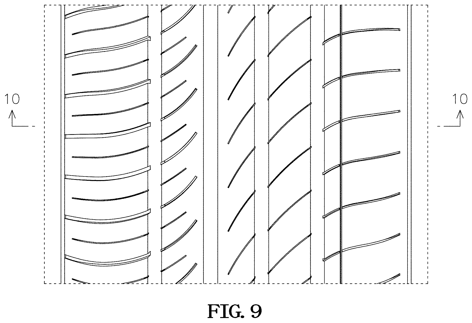 Patent USD1000360 Figure 9 – Tire