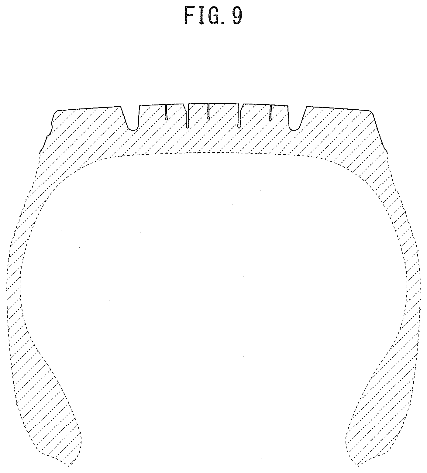 Patent USD1000361 Figure 7 – Automobile tire