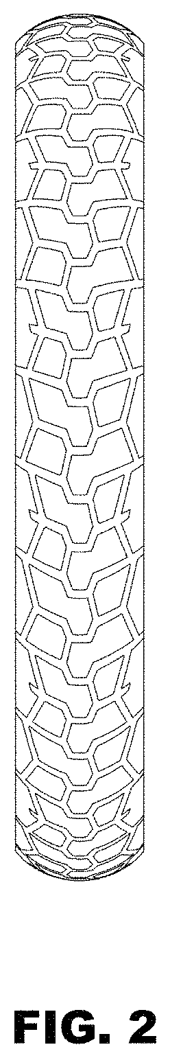 Patent USD1000362 Figure 2 – Tire