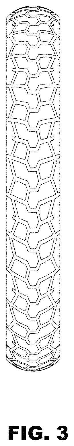 Patent USD1000362 Figure 3 – Tire