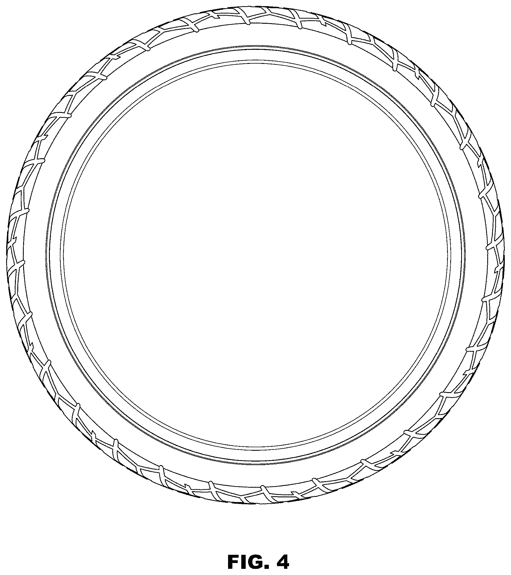 Patent USD1000362 Figure 4 – Tire