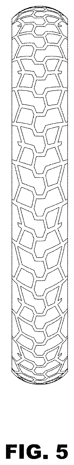 Patent USD1000362 Figure 5 – Tire