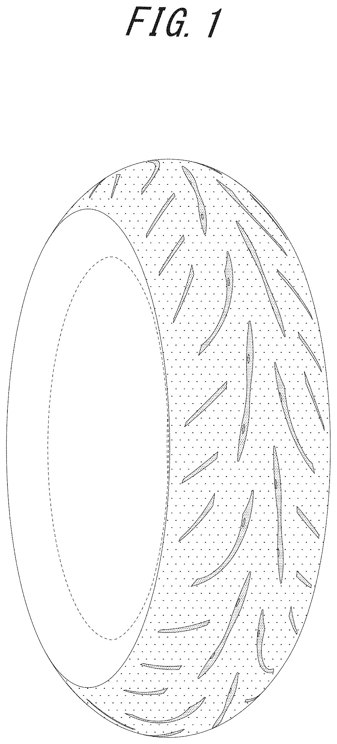 Patent USD1000364 — Motorcycle tire — Figure 1