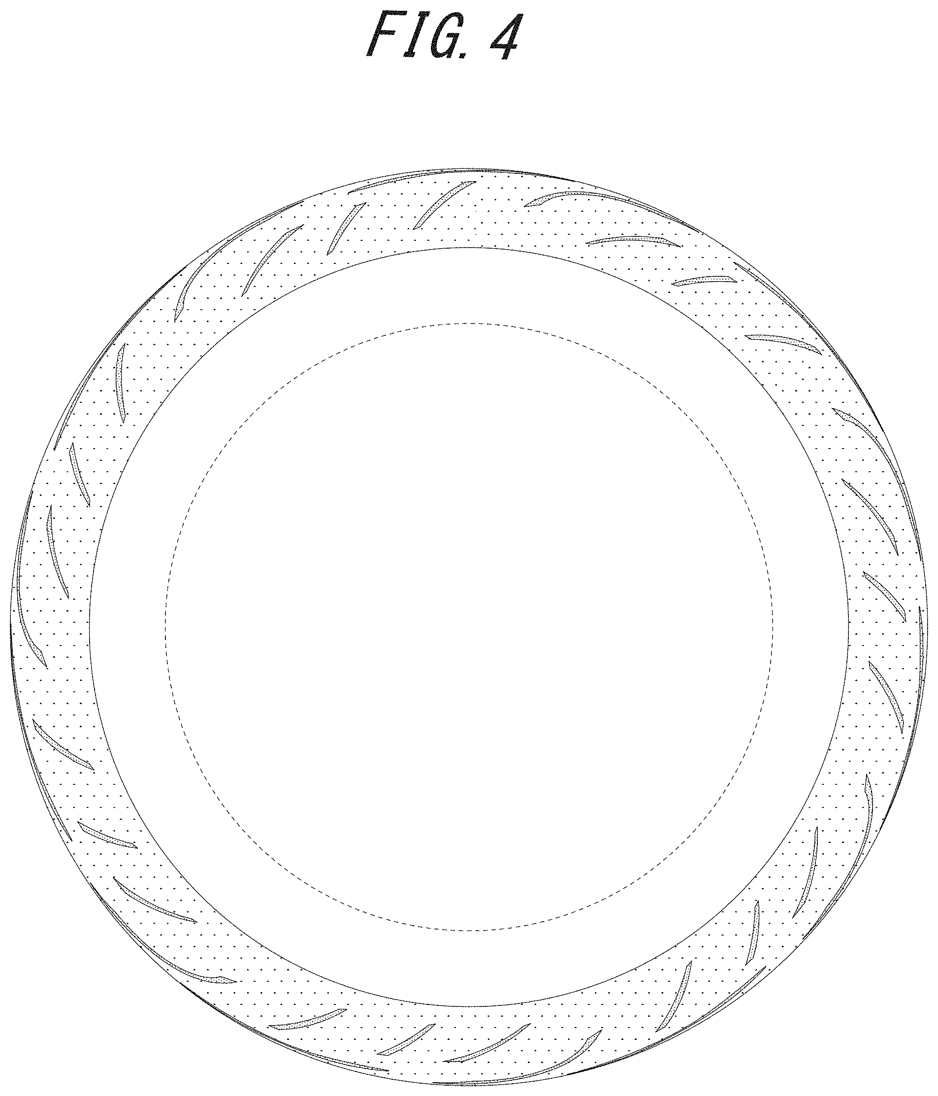 Patent USD1000364 Figure 4 – Motorcycle tire