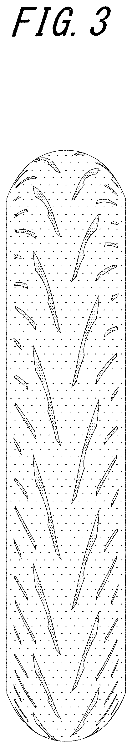 Patent USD1000365 Figure 3 – Motorcycle tire