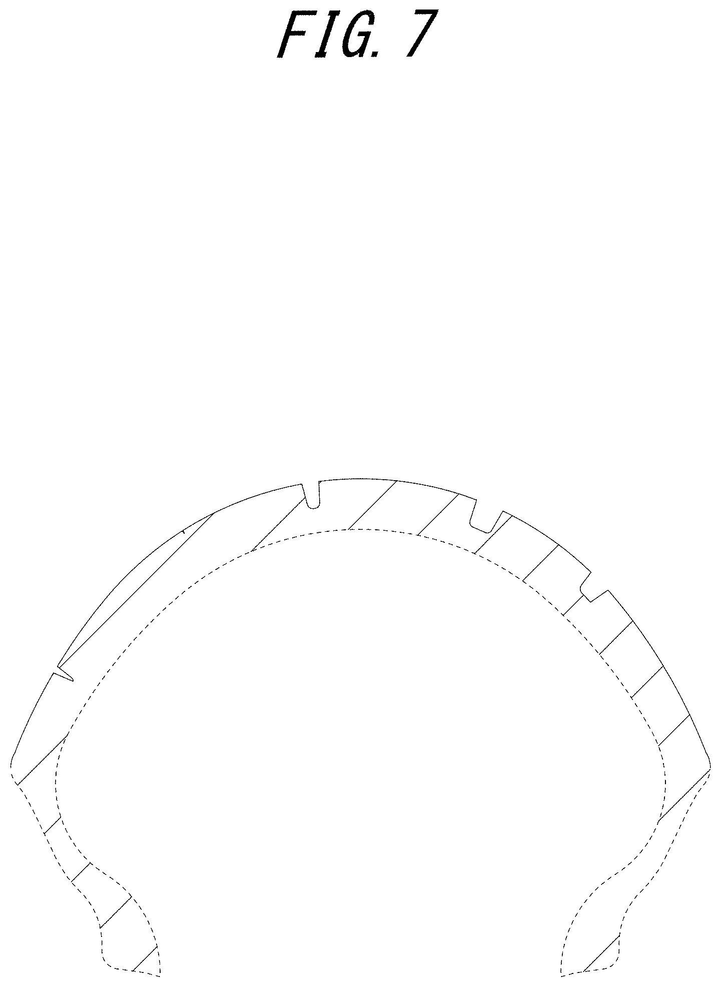 Patent USD1000365 Figure 7 – Motorcycle tire